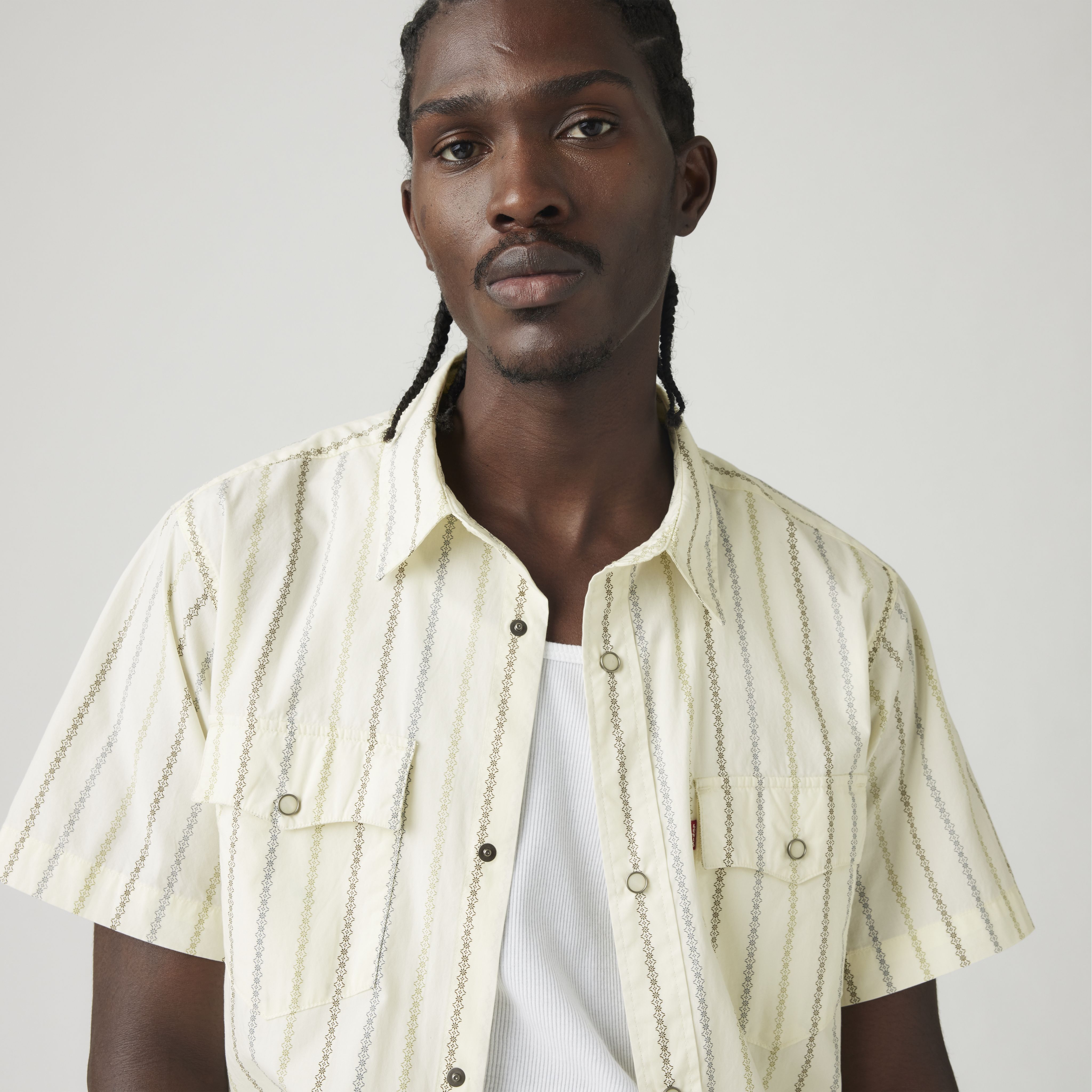 Short Sleeve Relaxed Fit Western Shirt 2