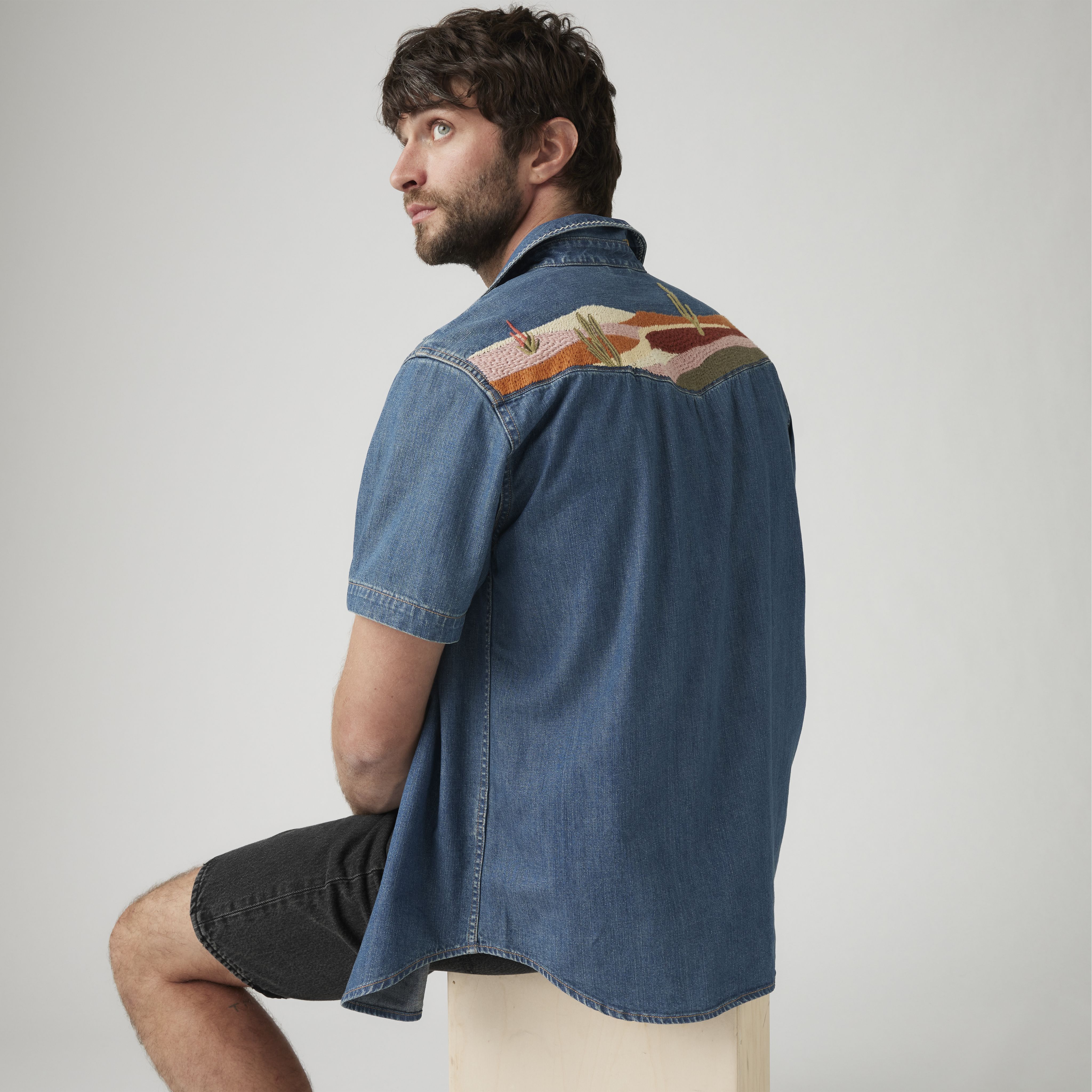 Short Sleeve Relaxed Fit Western Shirt 1