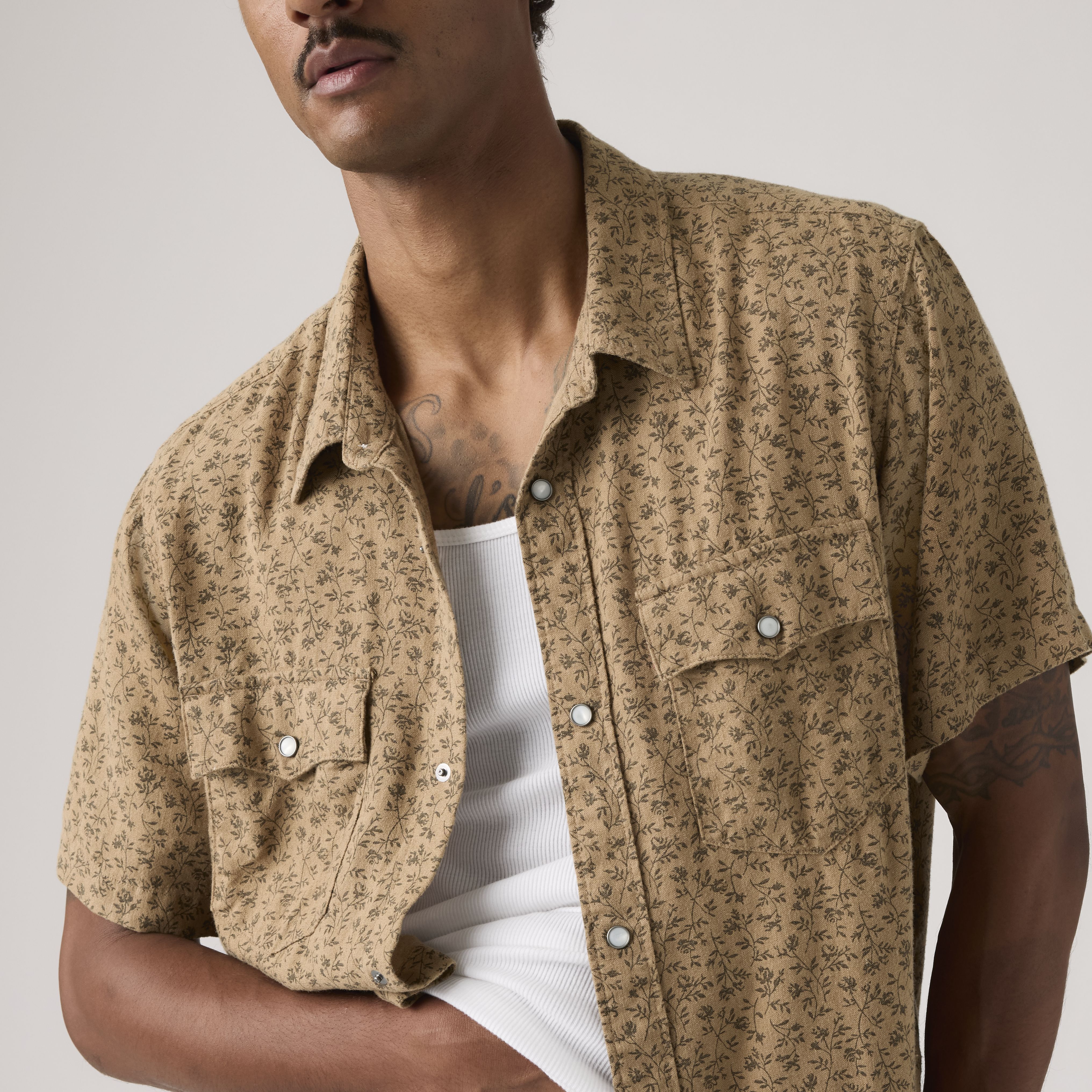 Western Shirt comoda con manica corta 2