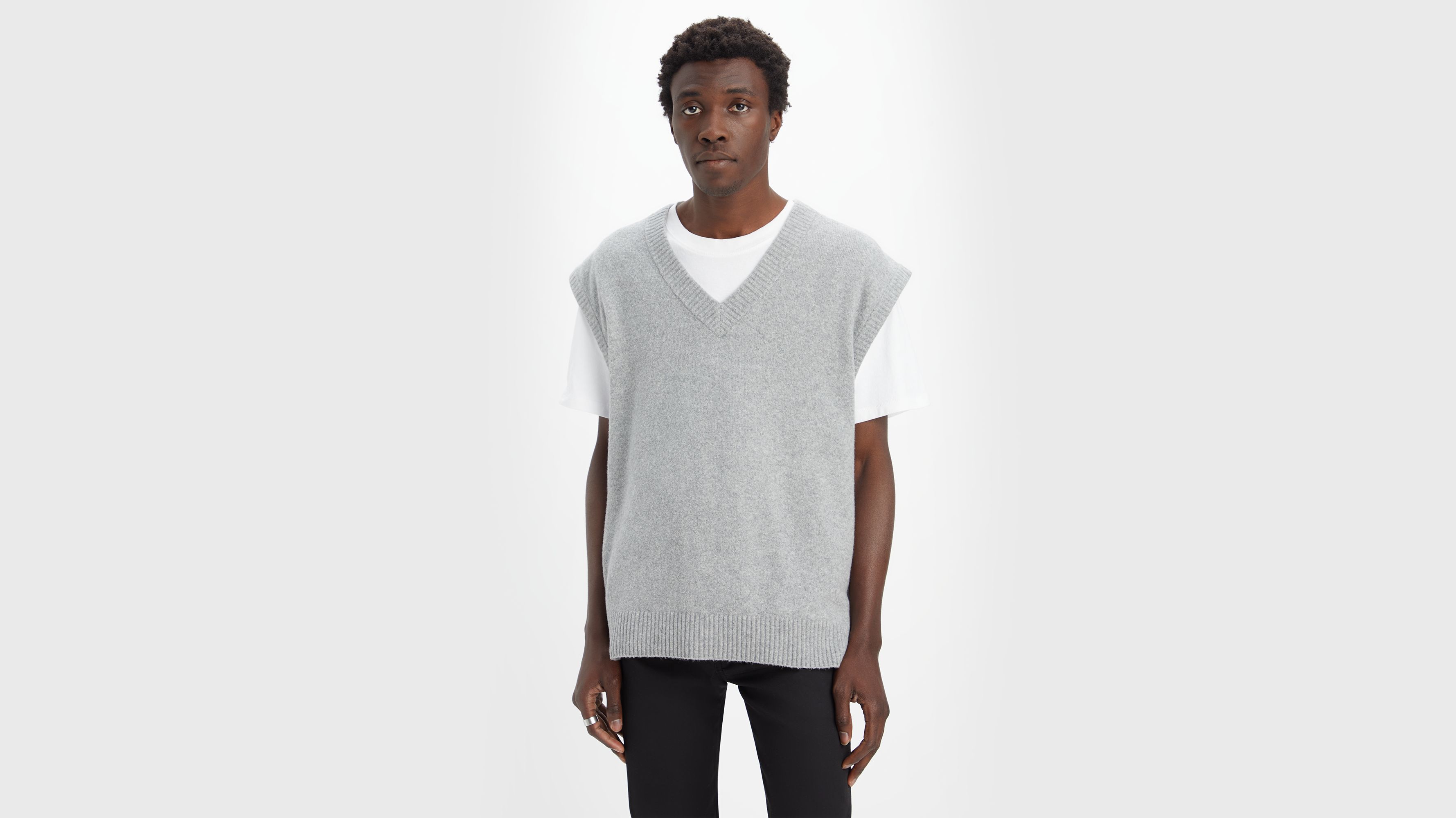 Loose Sweater Vest 5