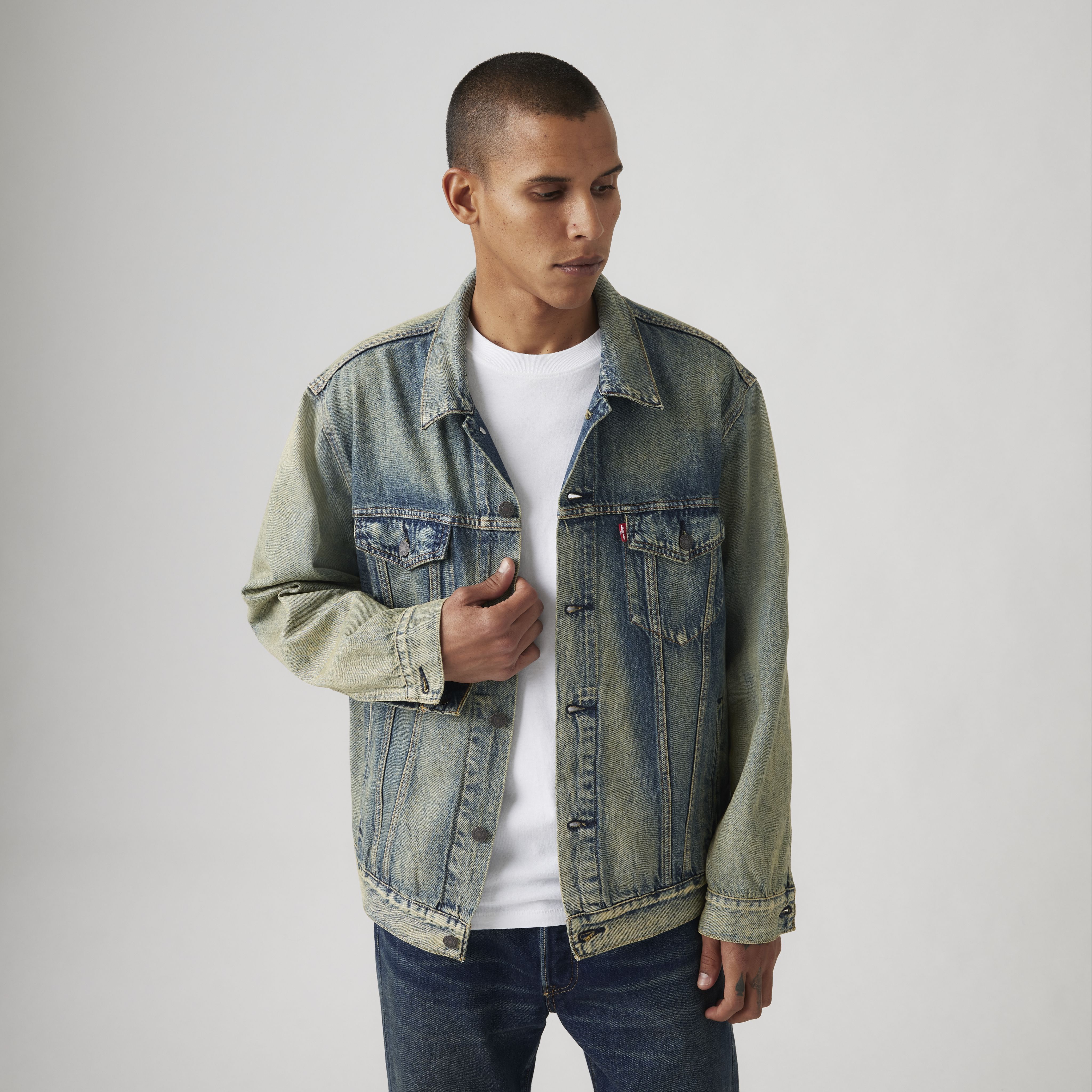 Lightweight Relaxed Fit Trucker Jacket 1