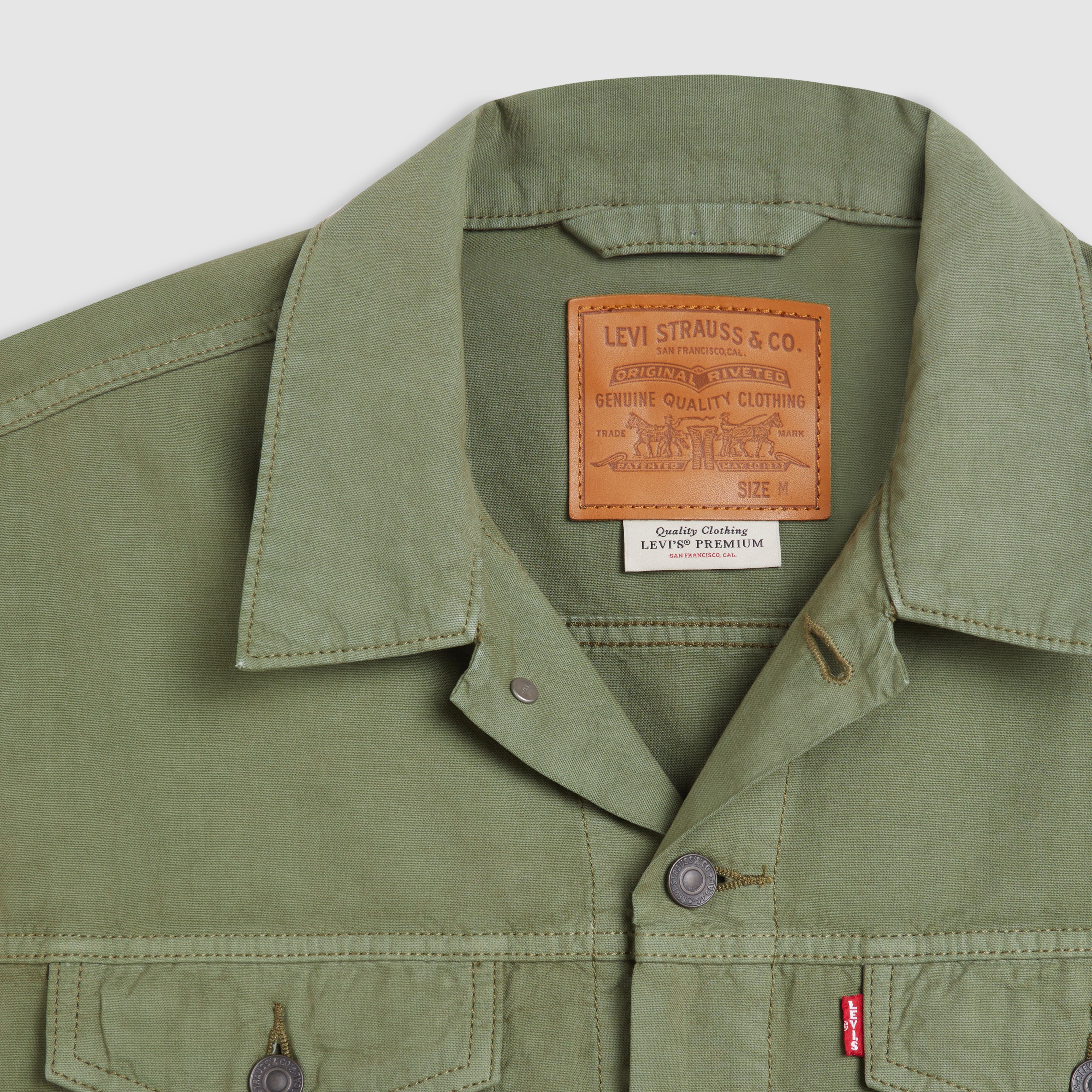 Relaxed Fit Cotton Linen Trucker Jacket 7