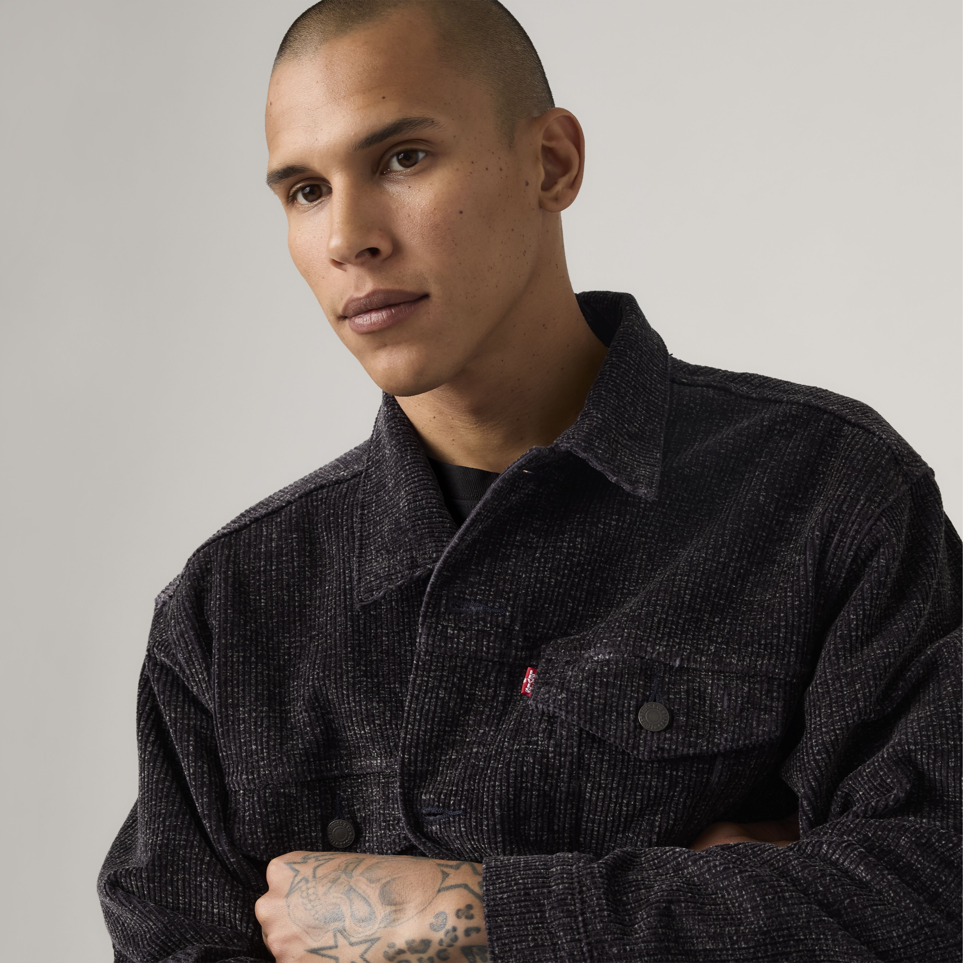 Relaxed Fit Corduroy Trucker Jacket 2