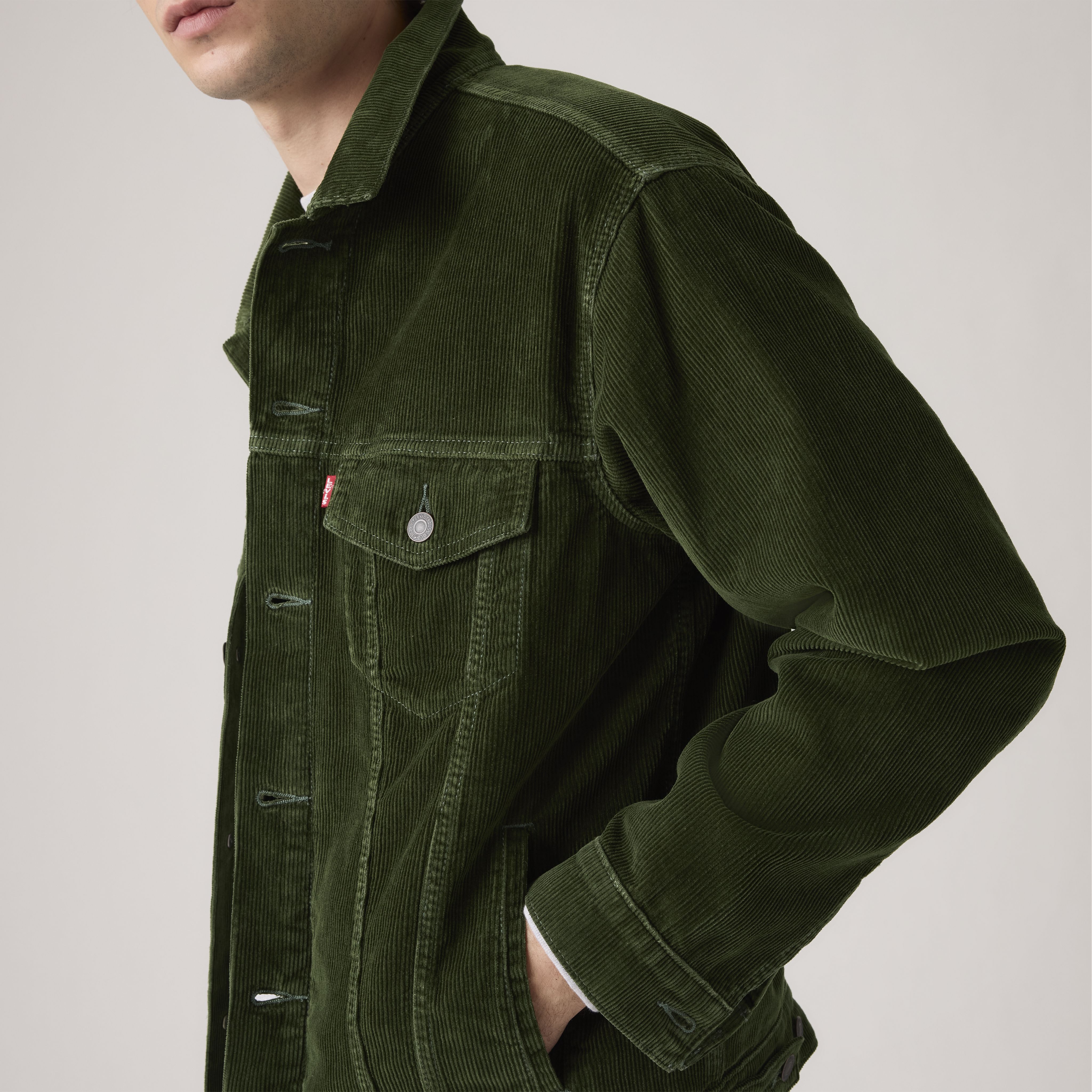 Corduroy Relaxed Trucker Jacket 4
