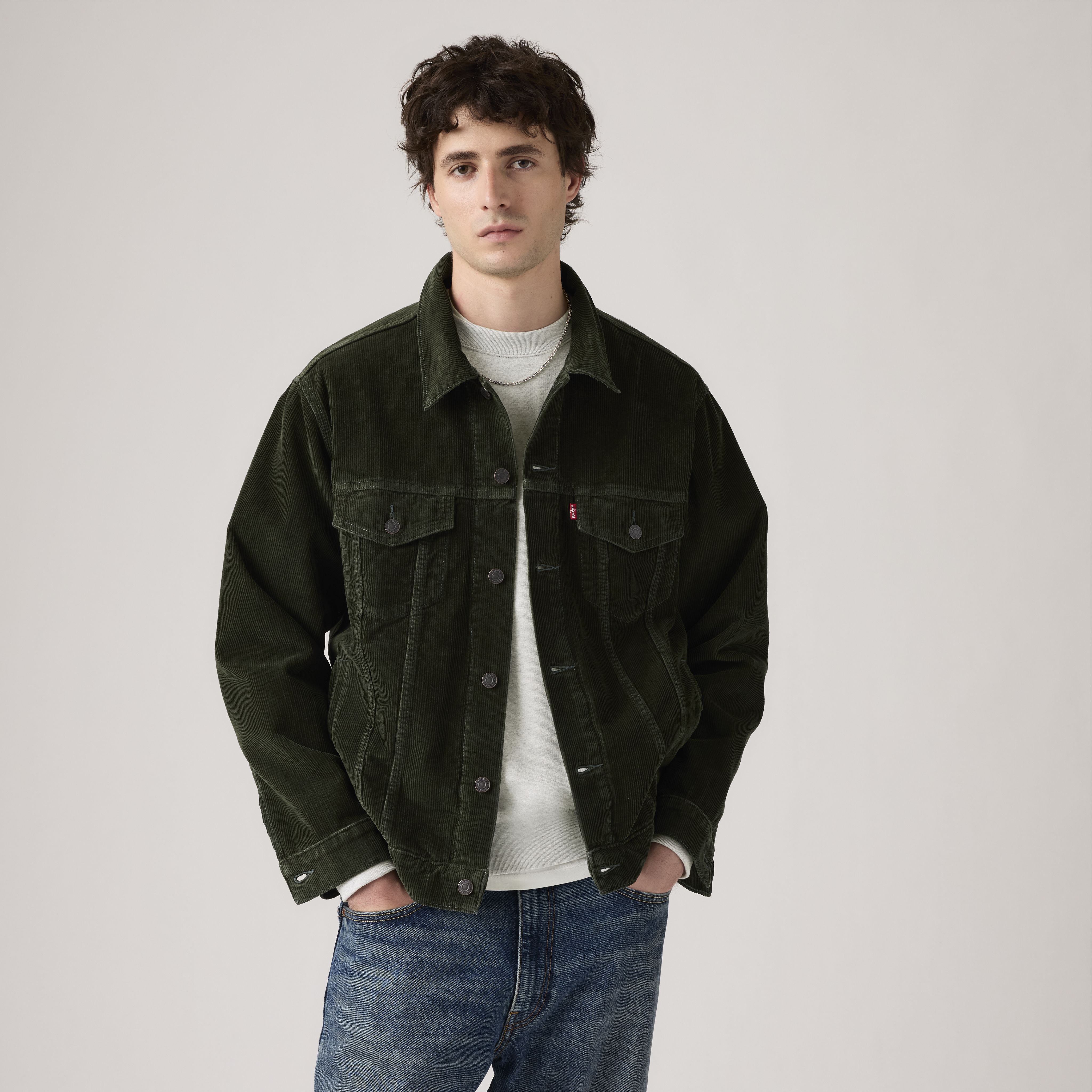 Corduroy Relaxed Trucker Jacket 1