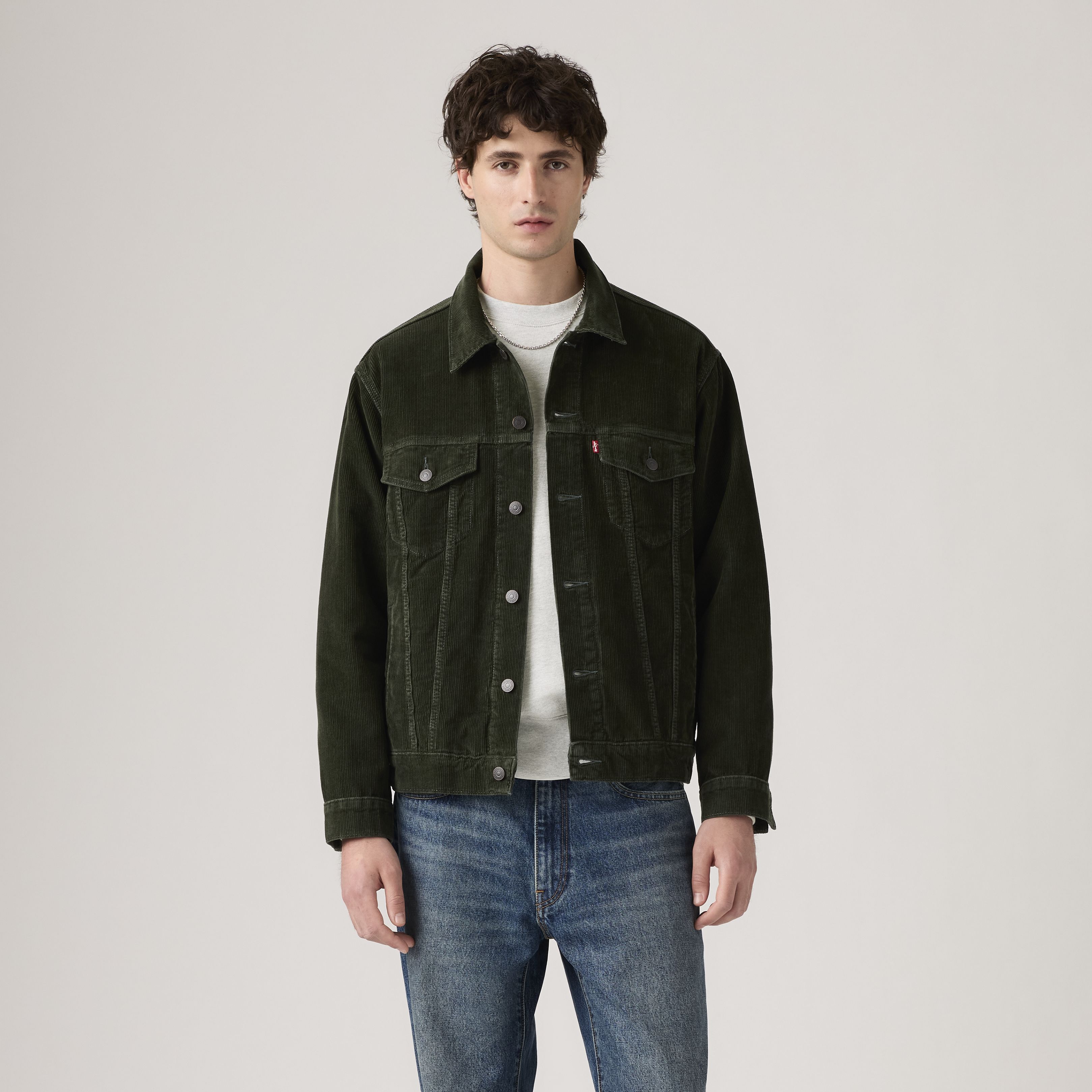 Corduroy Relaxed Trucker Jacket 2