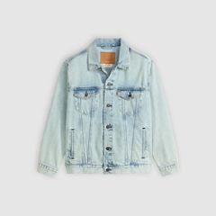 Relaxed Thermodapt Trucker Jacket — Brightside - Light Wash 6