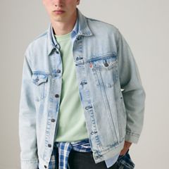 Relaxed Thermodapt Trucker Jacket — Brightside - Light Wash 2