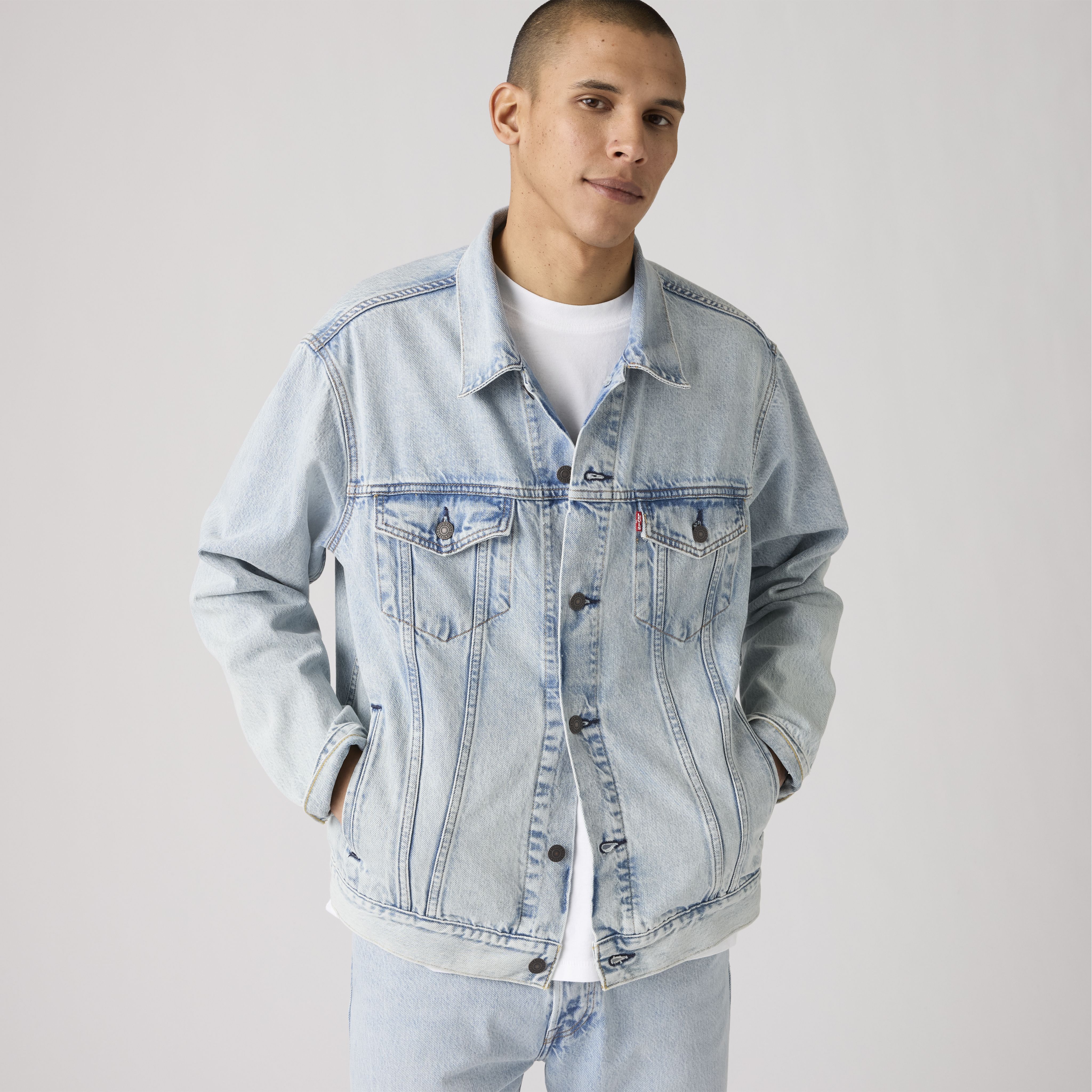 Relaxed Fit Thermodapt Trucker Jacket 1