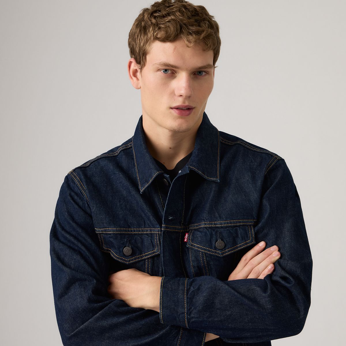 Relaxed Type III Trucker Jacket — Wash It Out Rinse T - Blue