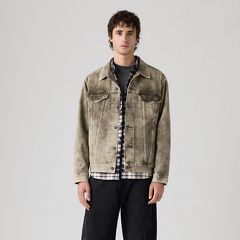 Relaxed Trucker Jacket — Camo Avenue T - Green 3