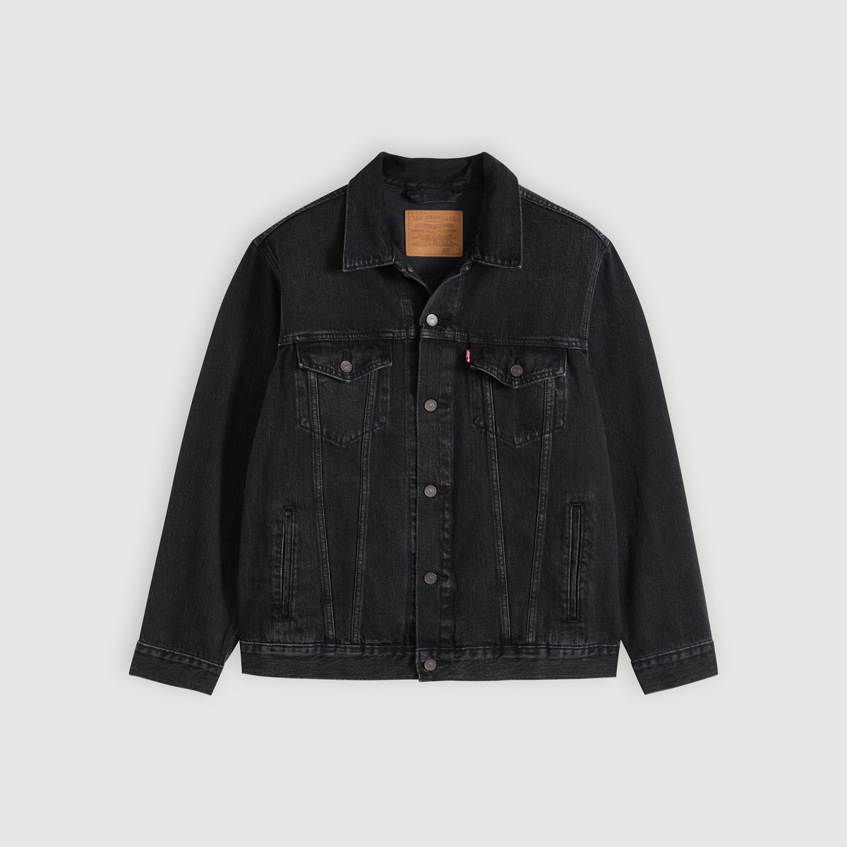 Relaxed Type III Trucker Jacket — At Midnight T - Black