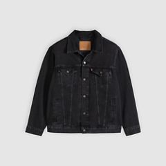 Relaxed Type III Trucker Jacket — At Midnight T - Black 5