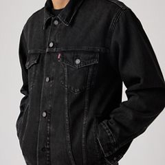 Relaxed Type III Trucker Jacket — At Midnight T - Black 2