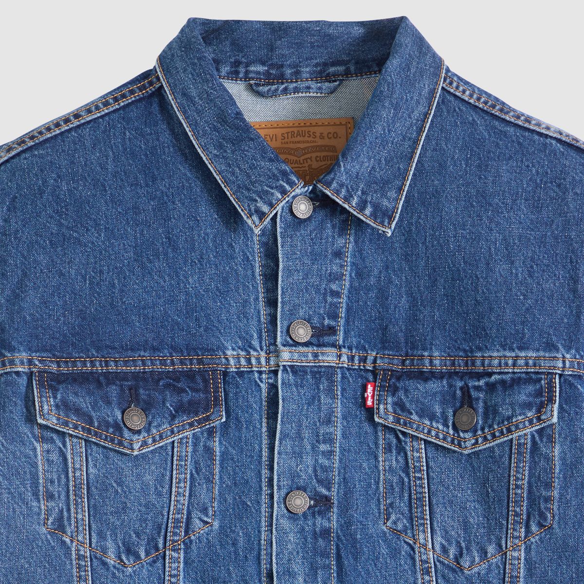 Relaxed Type III Trucker Jacket — Million Dollar T - Blue