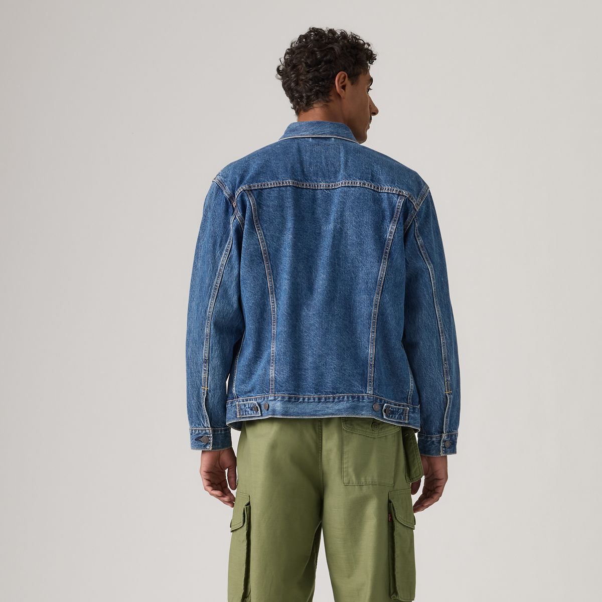 Relaxed Type III Trucker Jacket — Million Dollar T - Blue