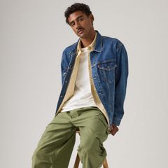 Relaxed Type III Trucker Jacket — Million Dollar T - Blue 2