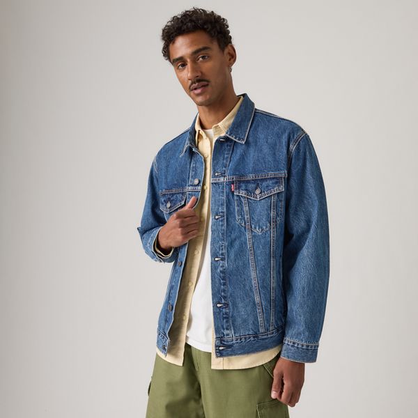 Relaxed Type III Trucker Jacket — Million Dollar T - Blue