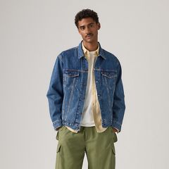 Relaxed Type III Trucker Jacket — Million Dollar T - Blue 3