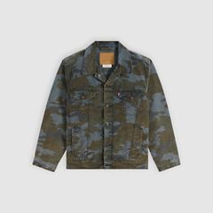 Relaxed Type III Trucker Jacket — Brady Camo Multi Teal - Grey 5