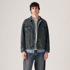 Relaxed Type III Trucker Jacket — Setting The Pace Trk - Black 3