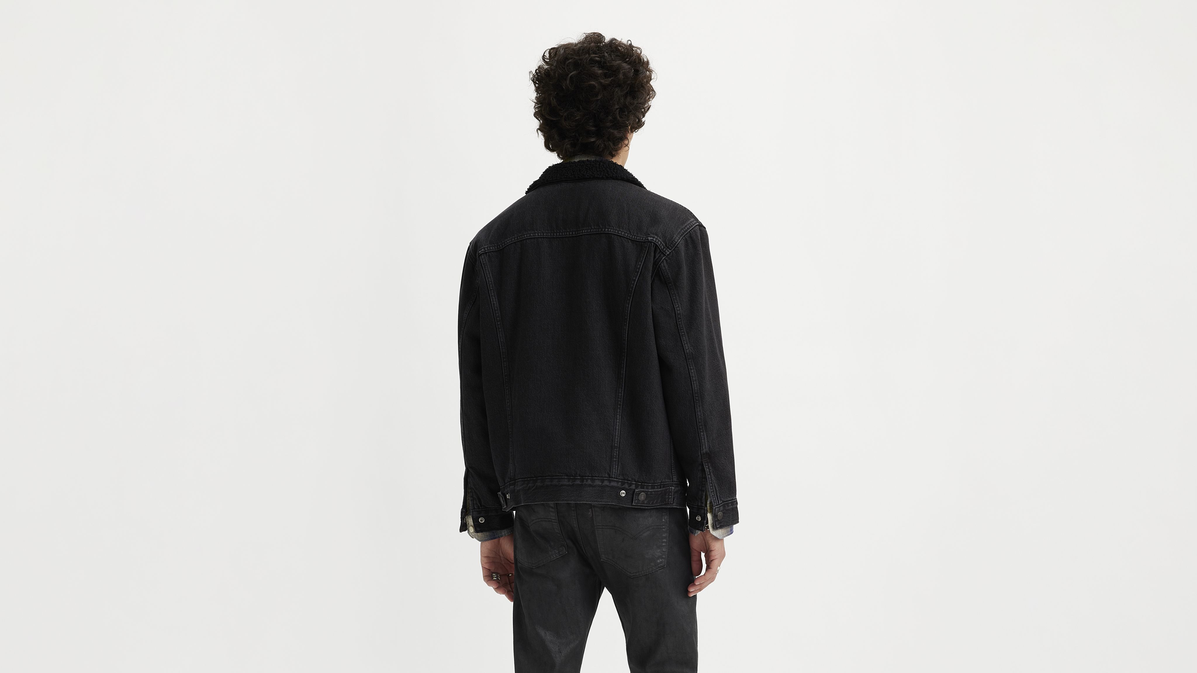 Relaxed Fit Sherpa Trucker Jacket 4