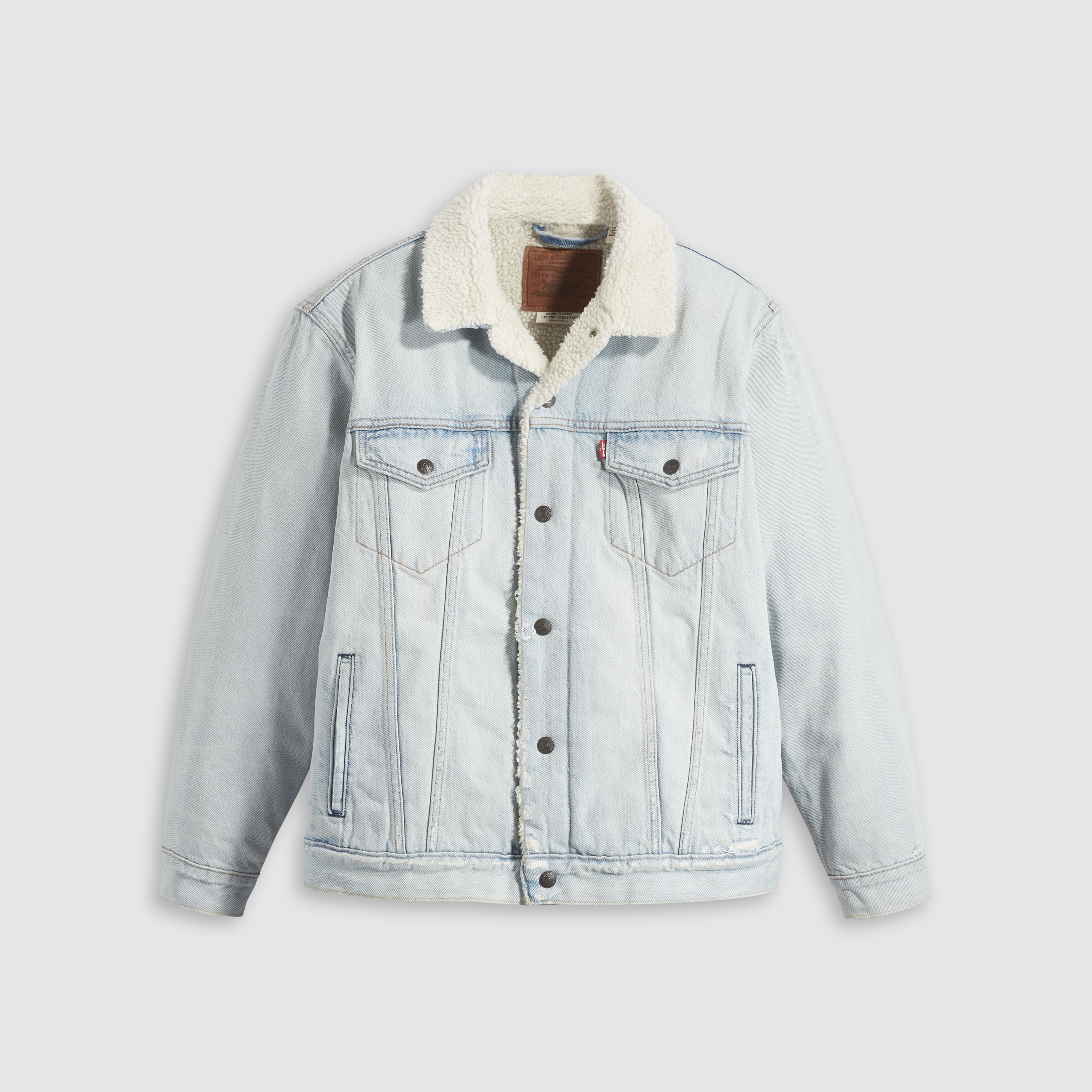 Relaxed Fit Sherpa Trucker Jacket