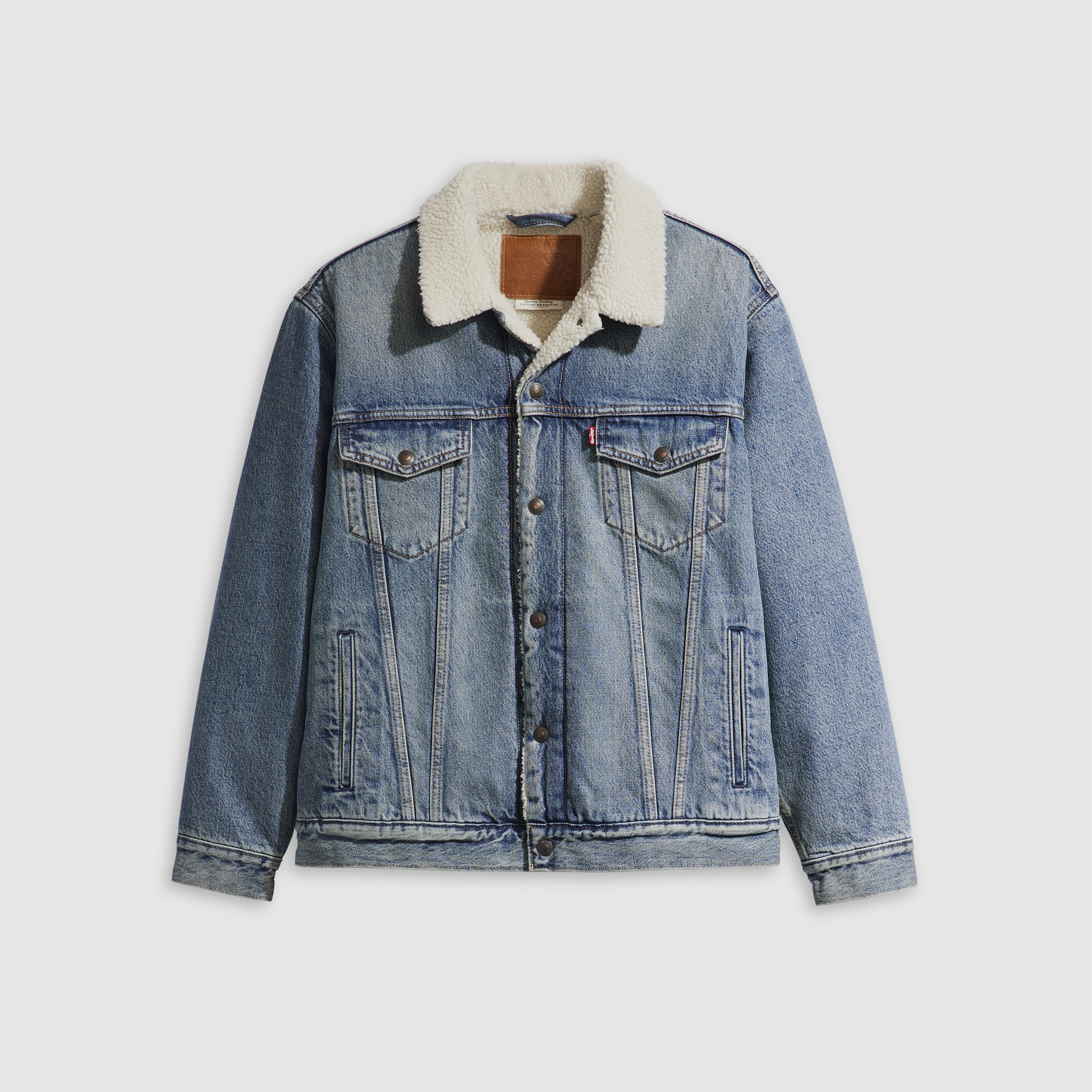 Relaxed Fit Sherpa Trucker Jacket 5