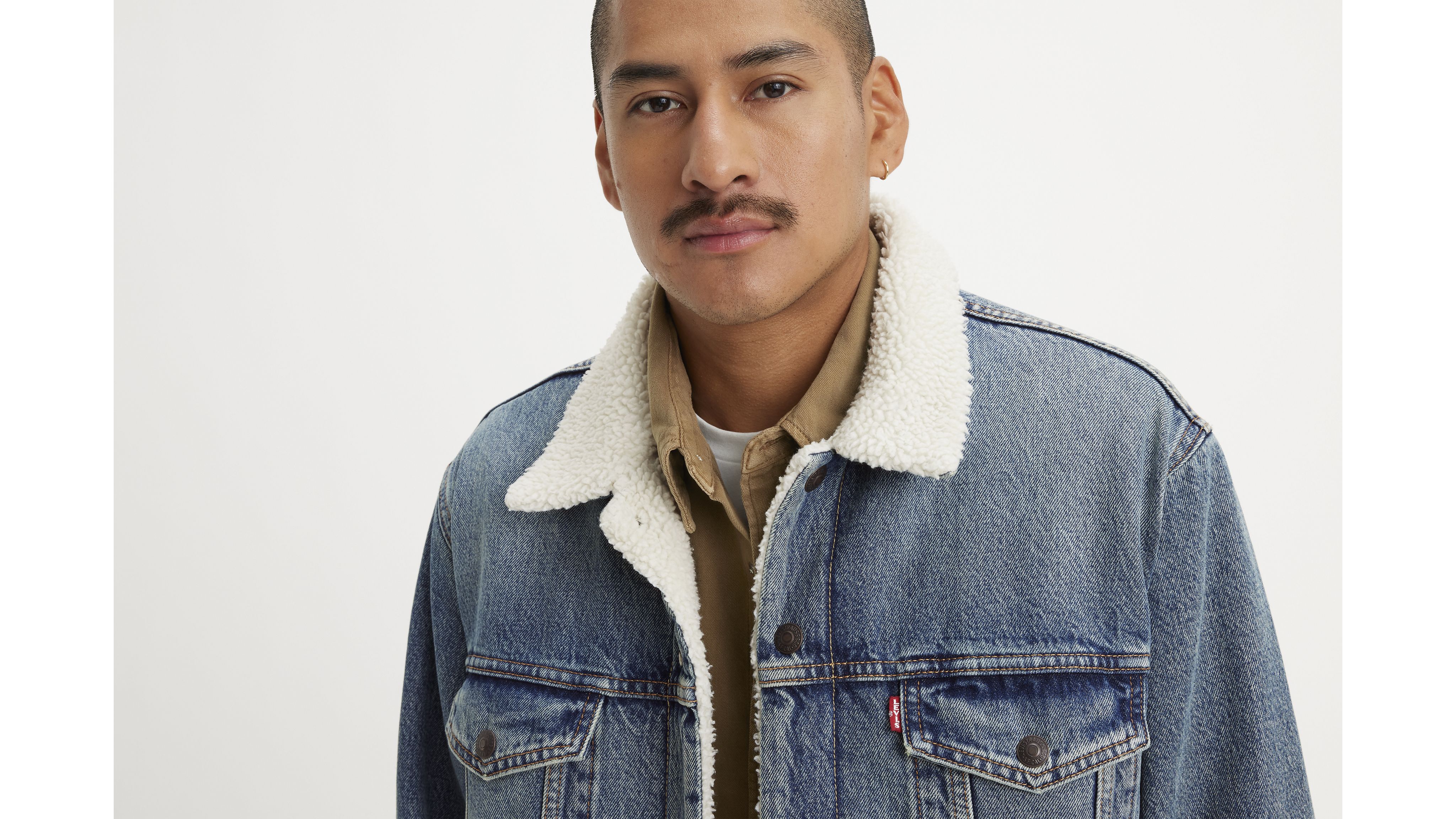 Relaxed Fit Sherpa Trucker Jacket 2