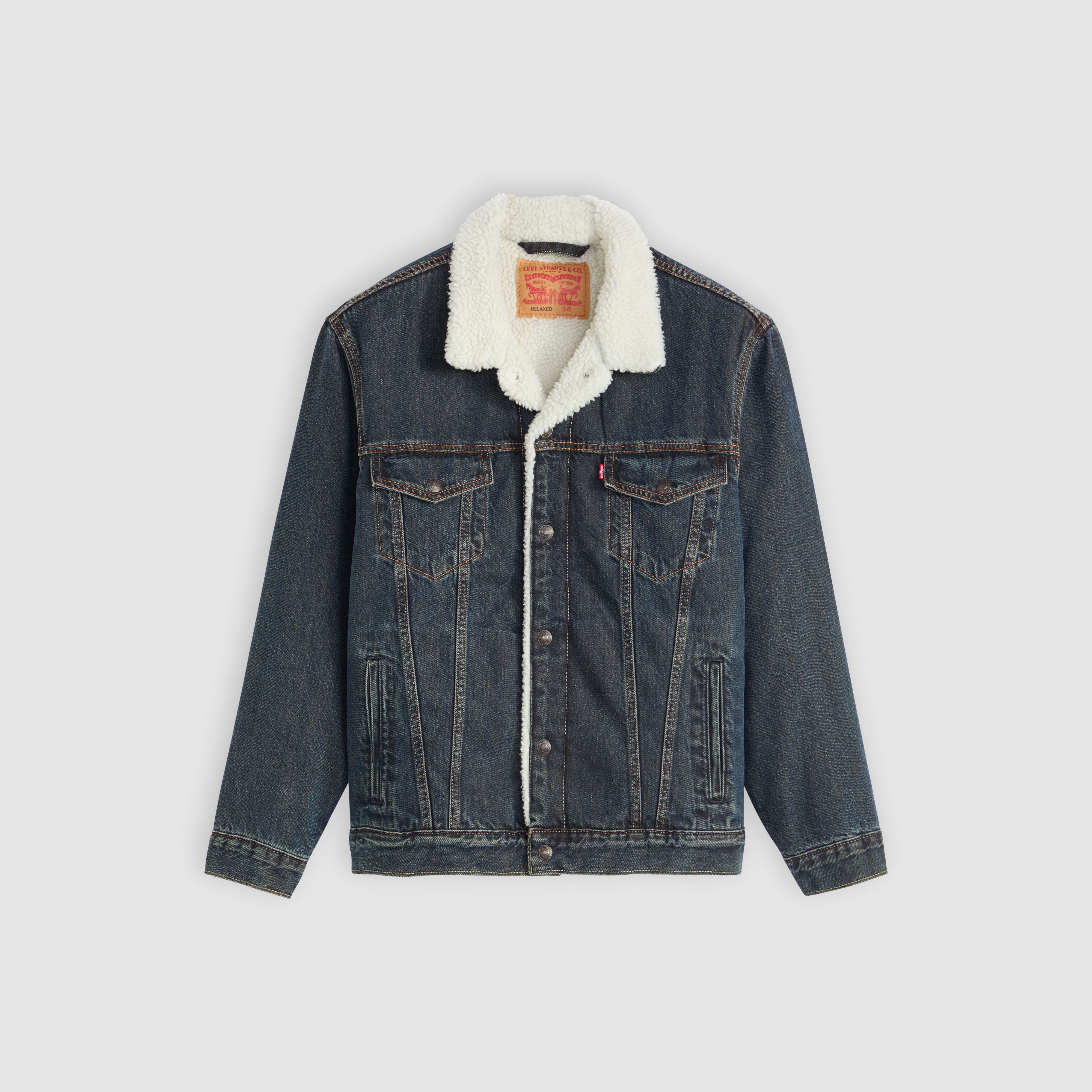 Relaxed Fit Sherpa Trucker Jacket 5