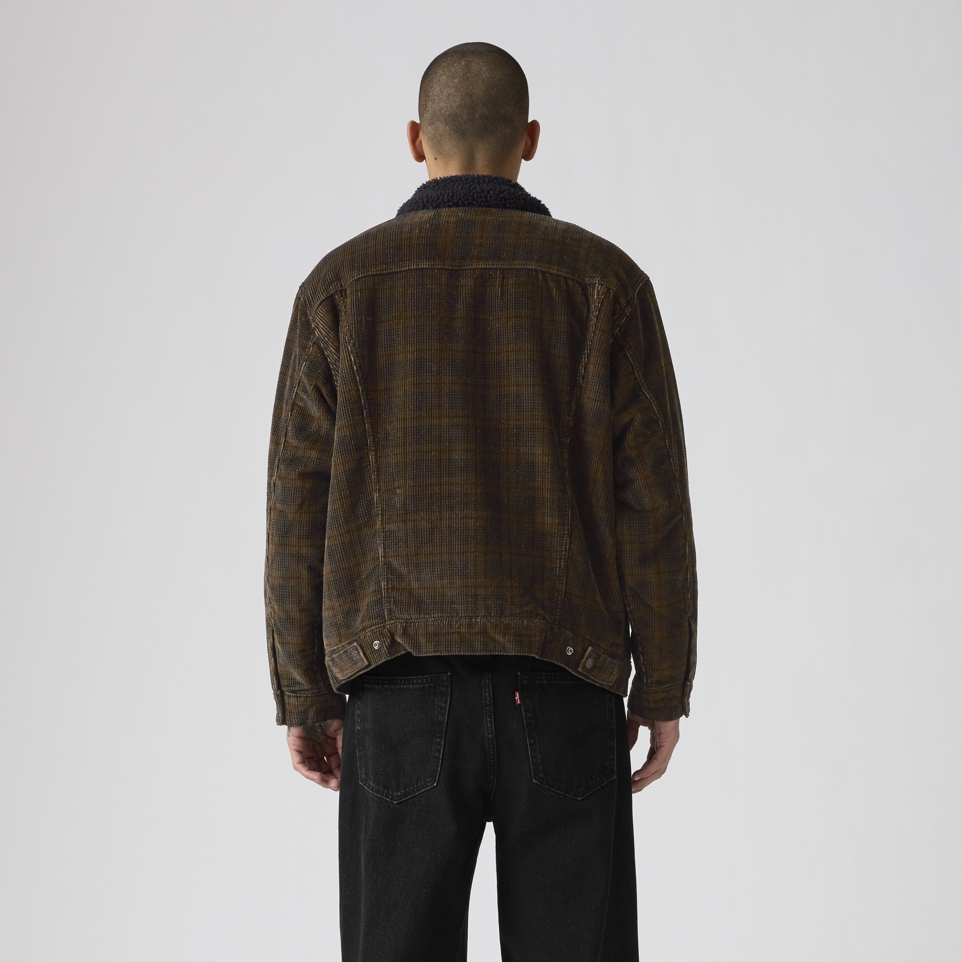 Relaxed Fit Sherpa Trucker Jacket 4