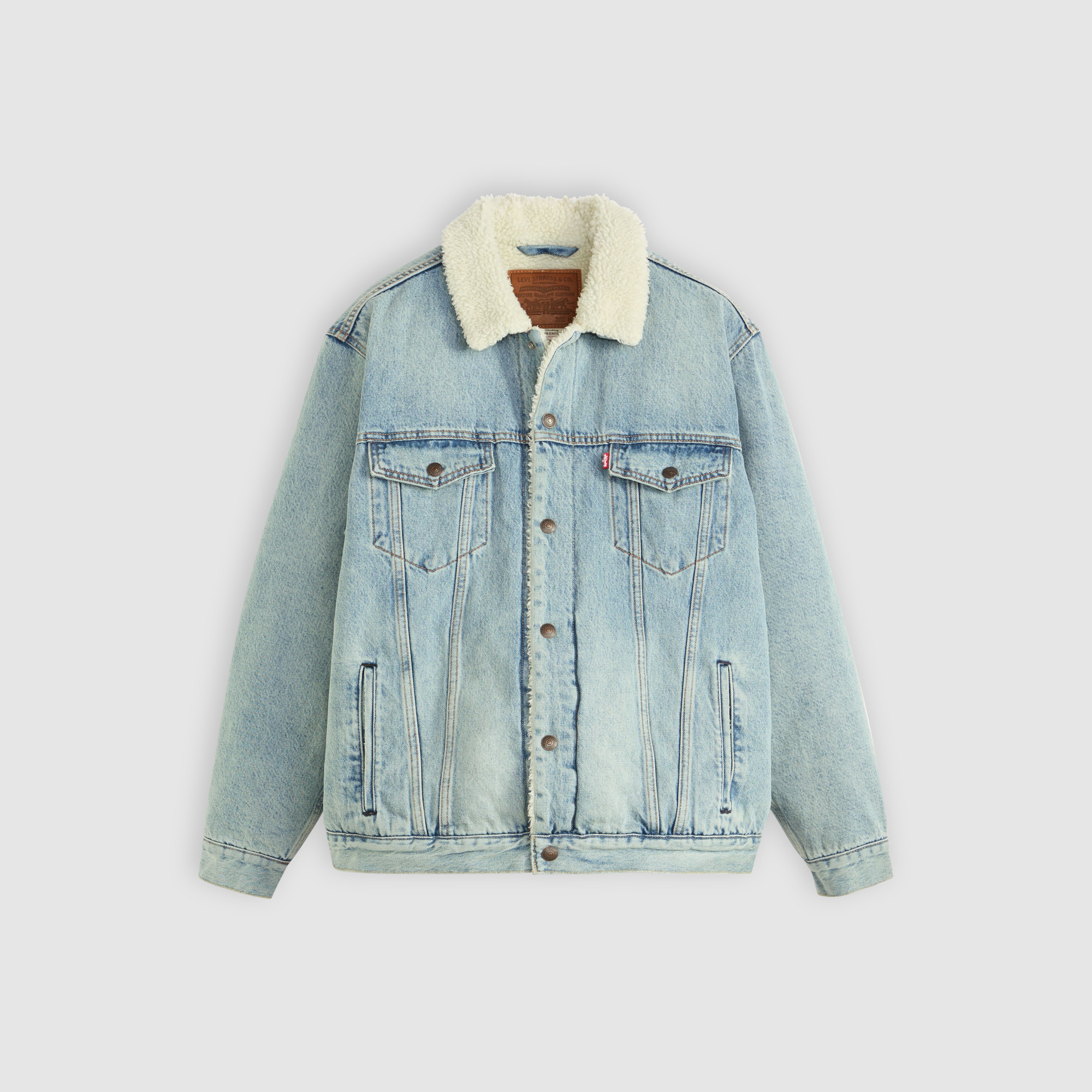 Relaxed Fit Sherpa Trucker Jacket 5