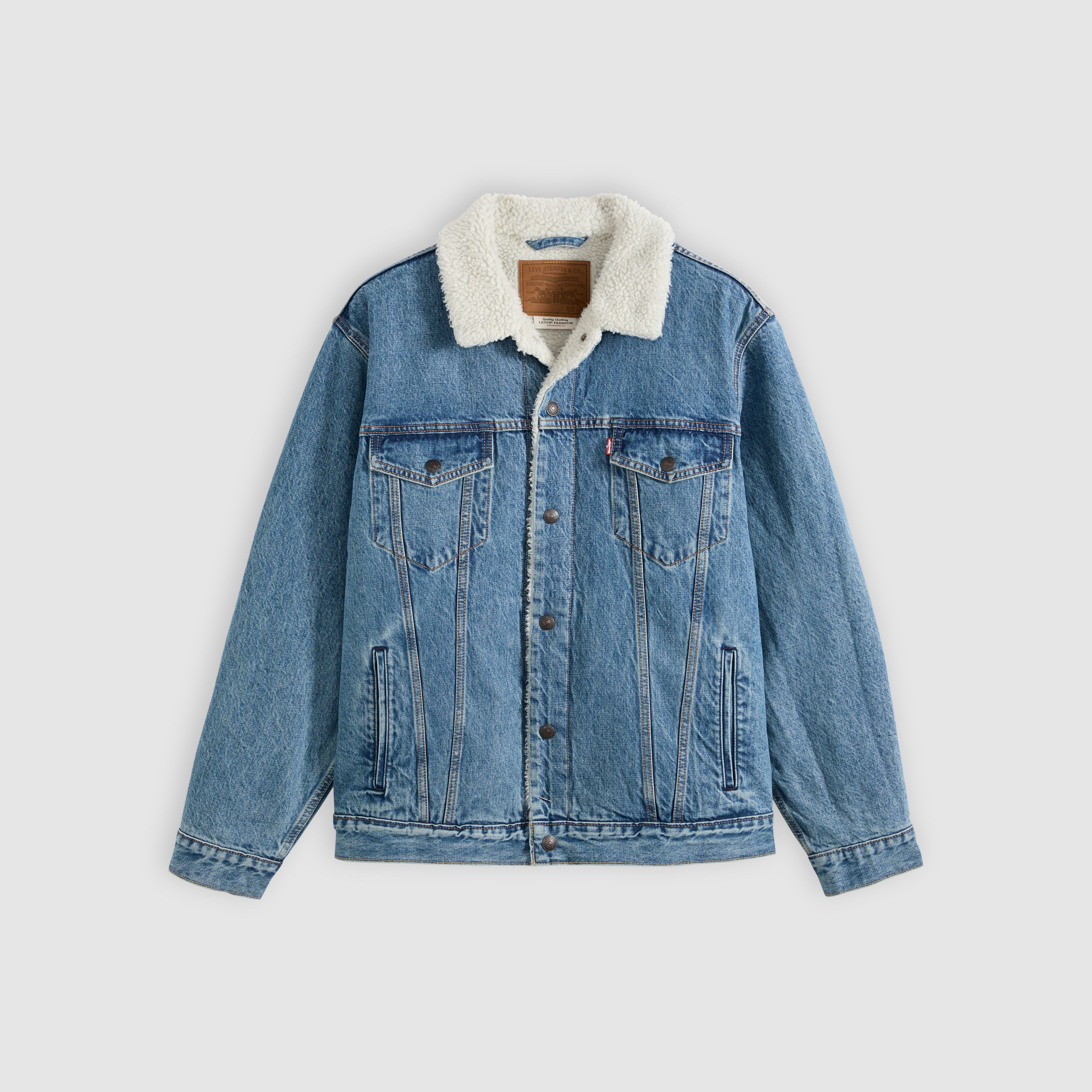 Relaxed Sherpa Trucker Jacket 5