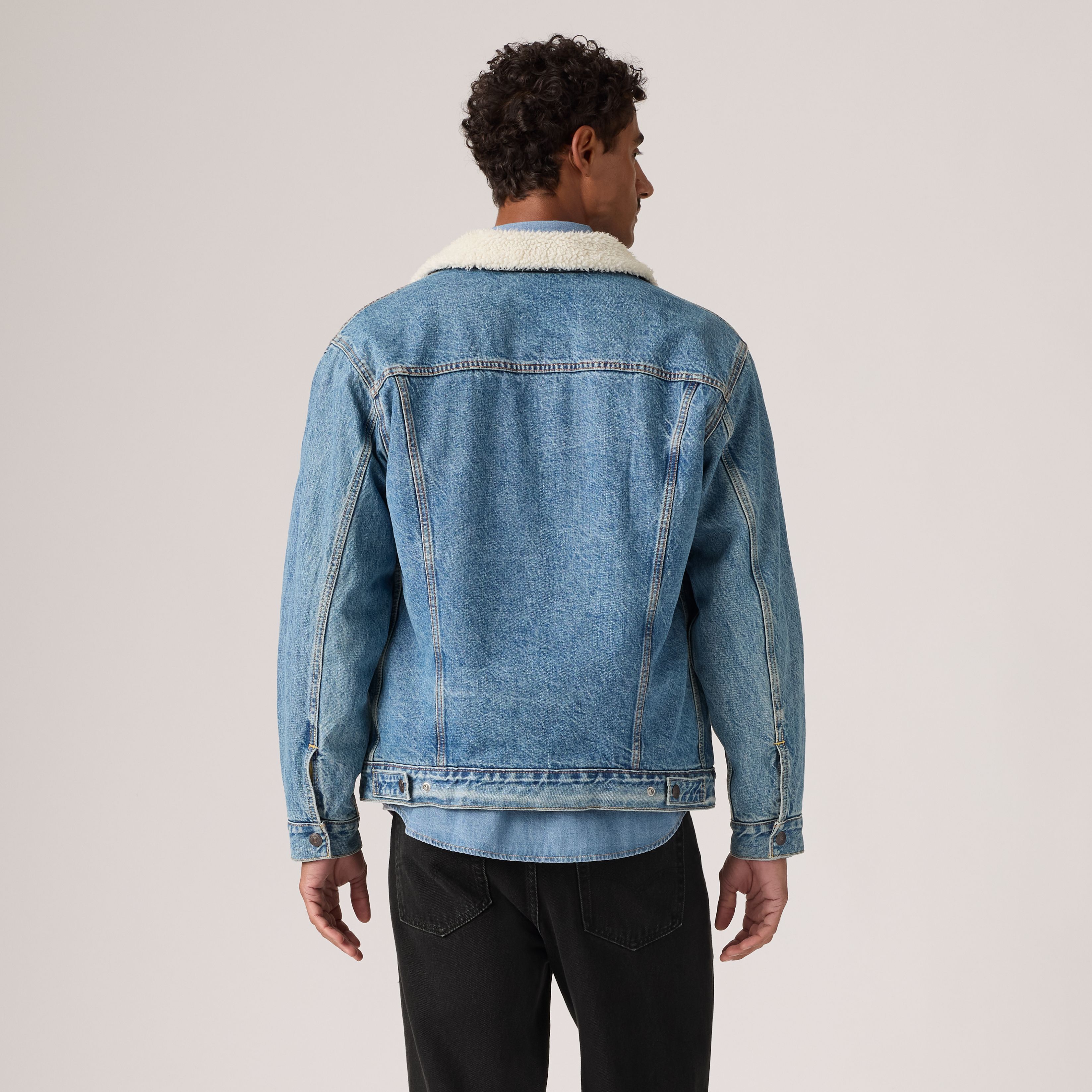 Relaxed Sherpa Trucker Jacket 4
