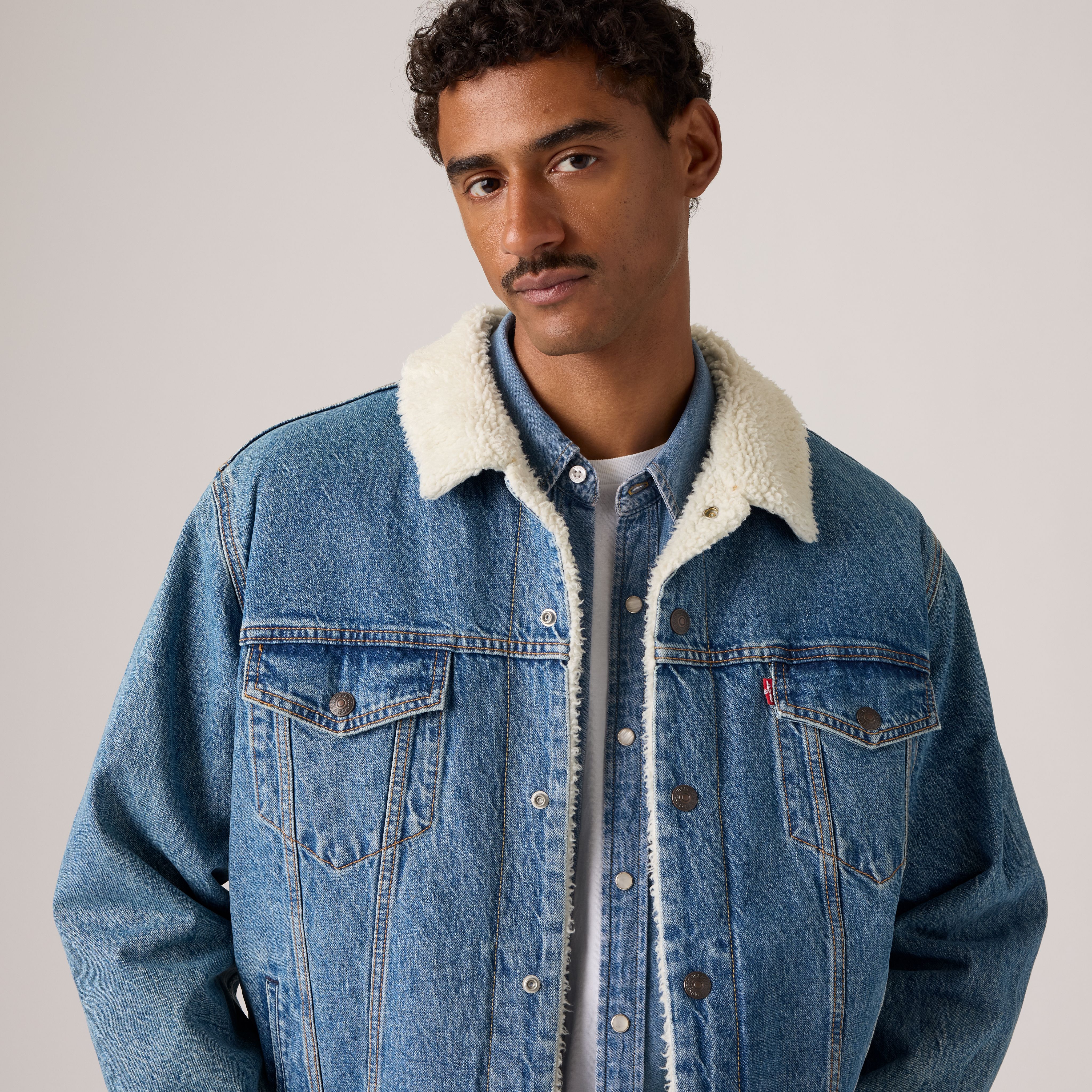 Relaxed Sherpa Trucker Jacket 2