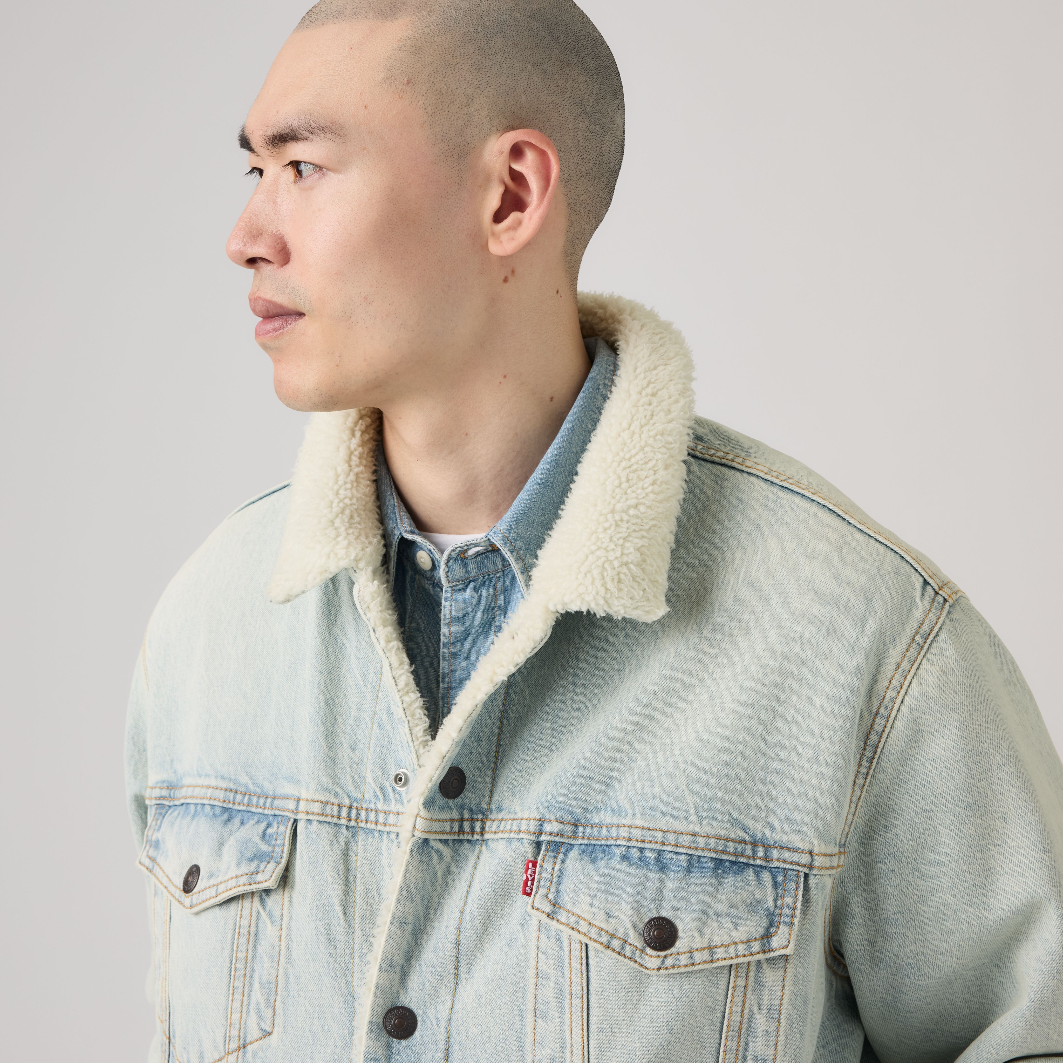 Relaxed Sherpa Trucker Jacket 2