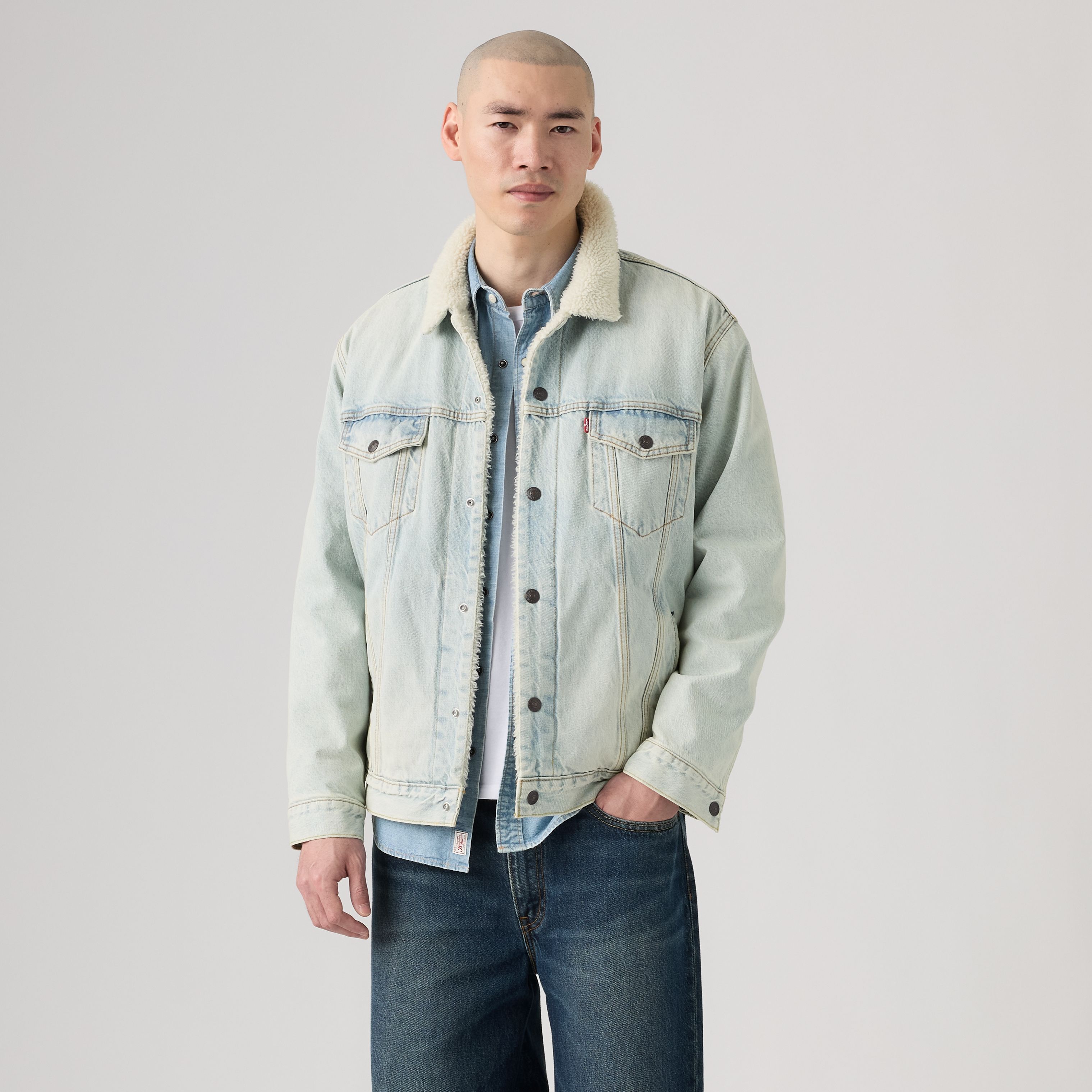 Relaxed Sherpa Trucker Jacket 3