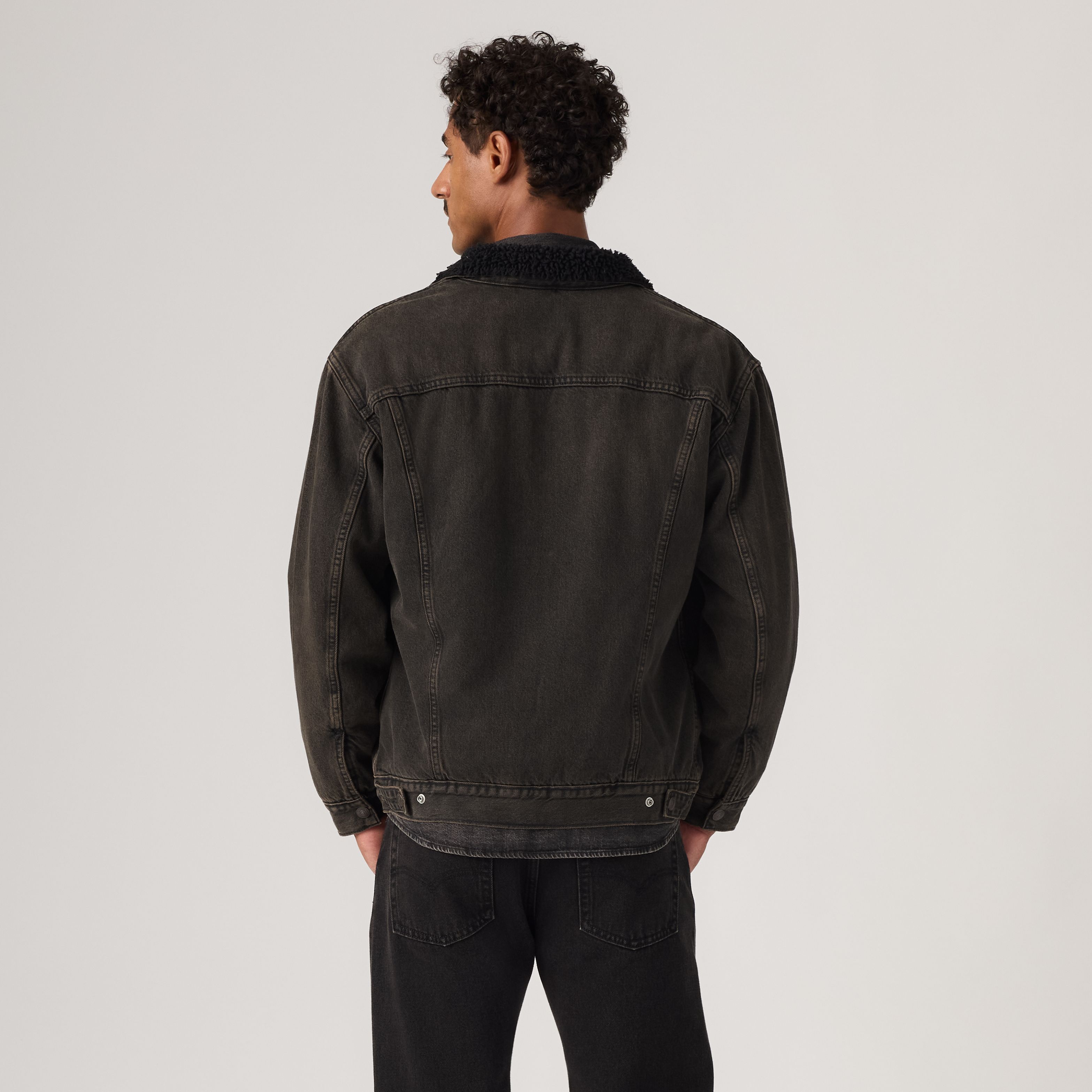 Relaxed Sherpa Trucker Jacket 4