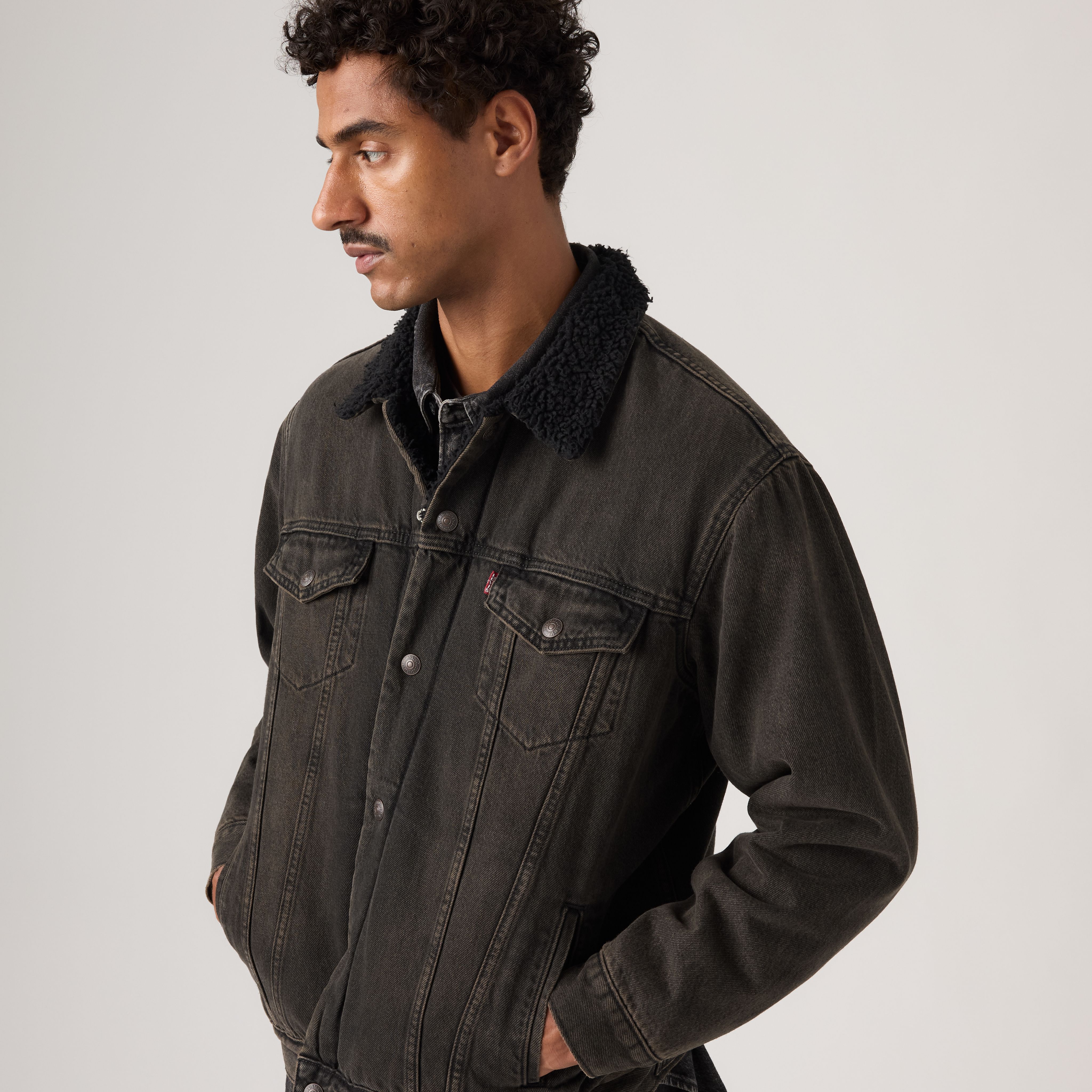 Relaxed Sherpa Trucker Jacket 2