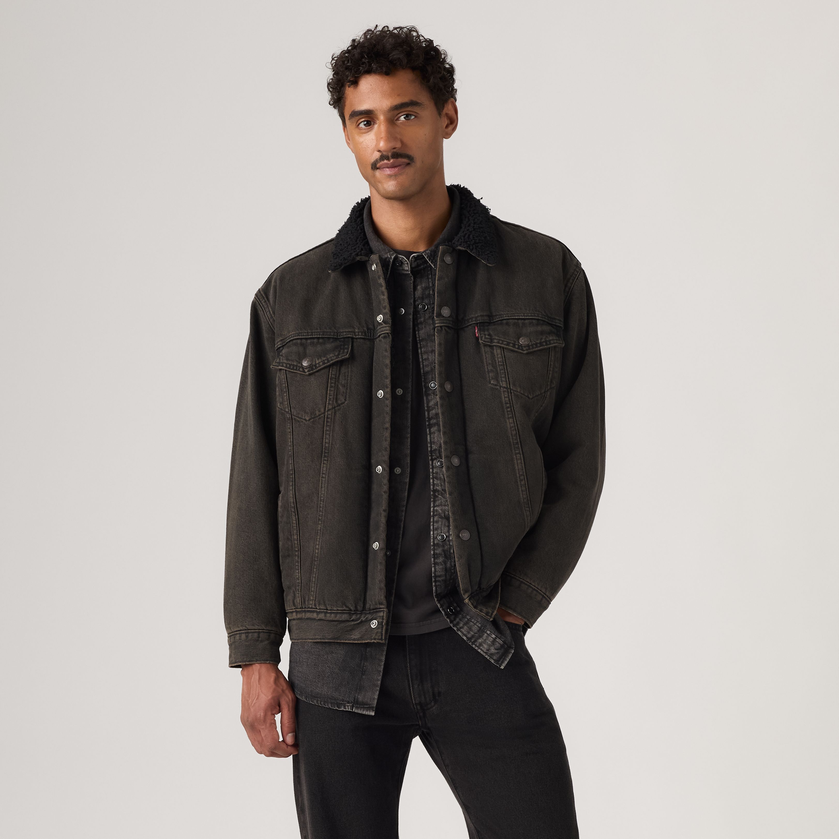 Relaxed Sherpa Trucker Jacket 1