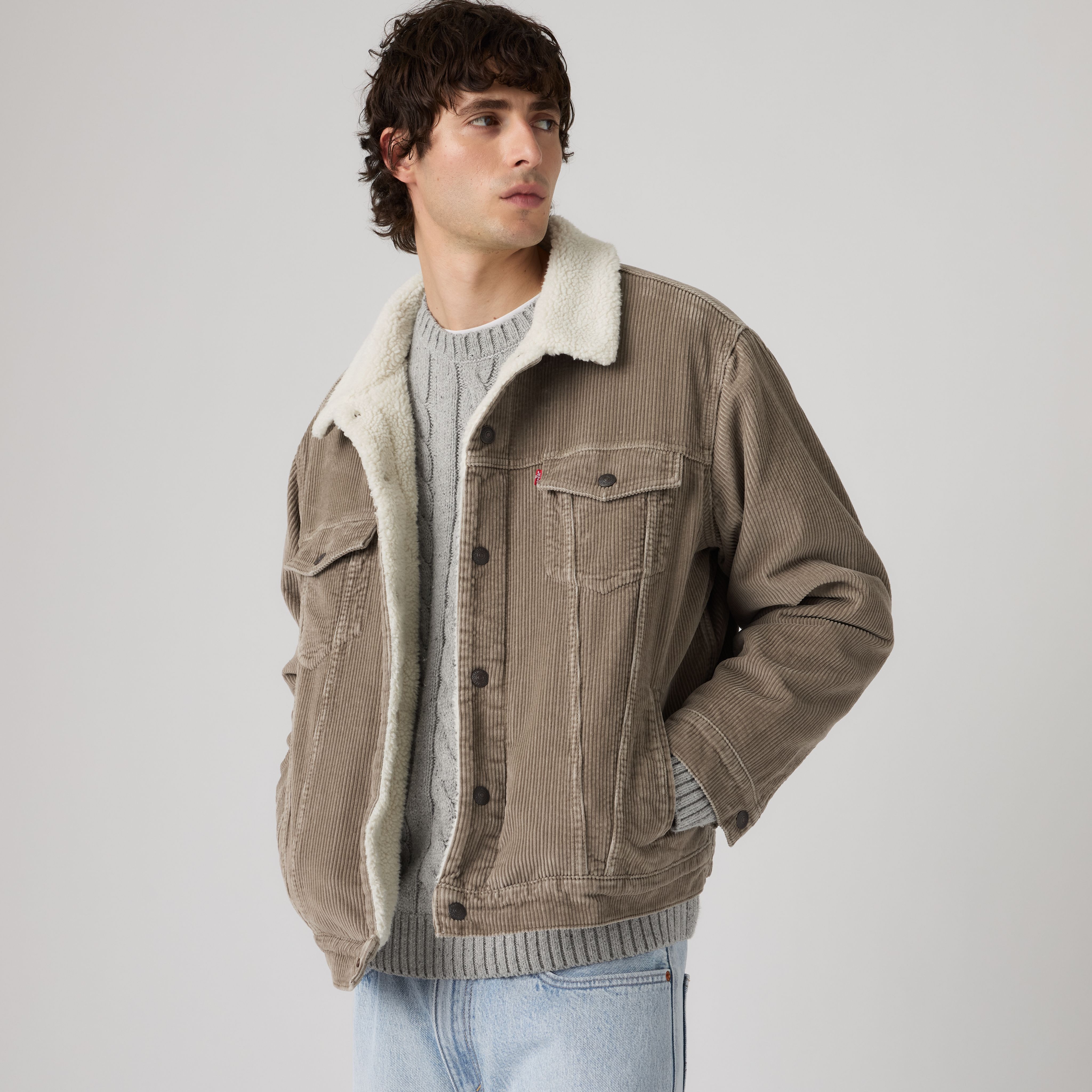 Relaxed Sherpa Trucker Jacket 1