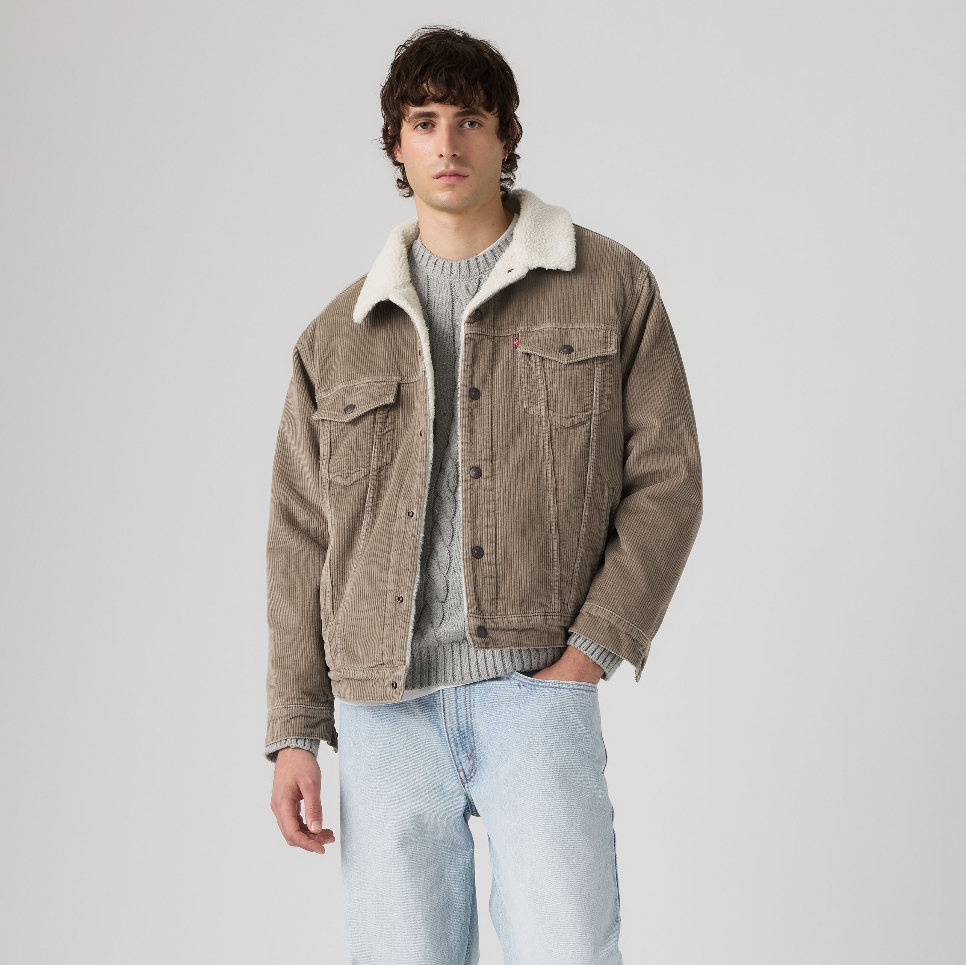 Relaxed Sherpa Trucker Jacket 3