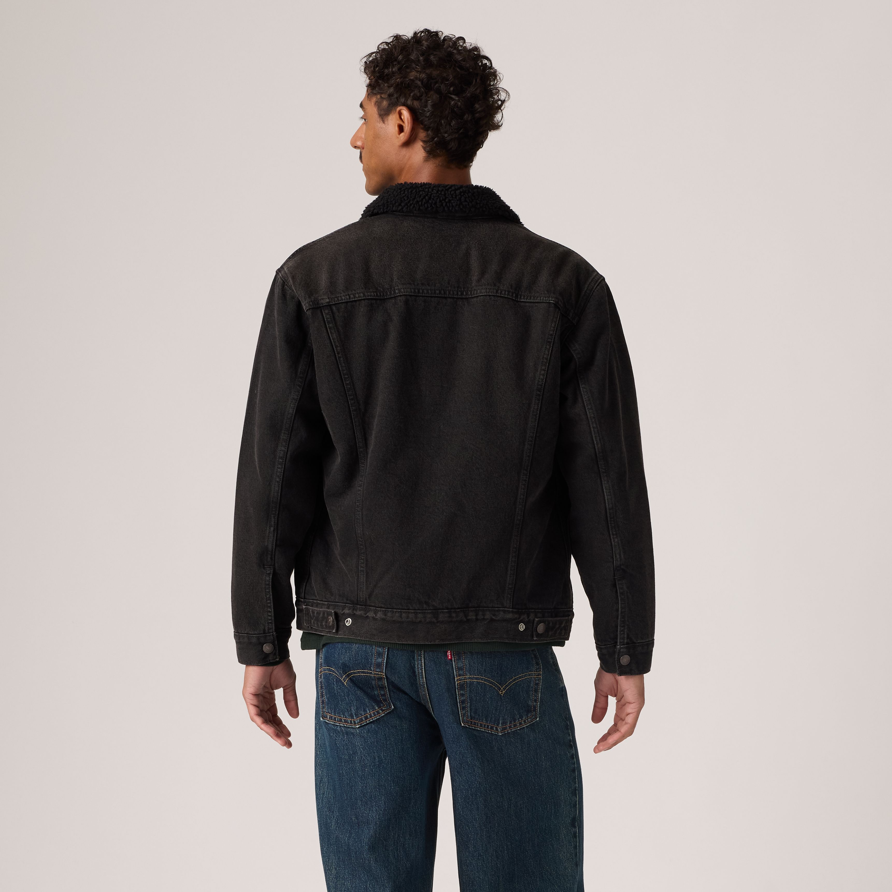 Relaxed Sherpa Trucker Jacket 4