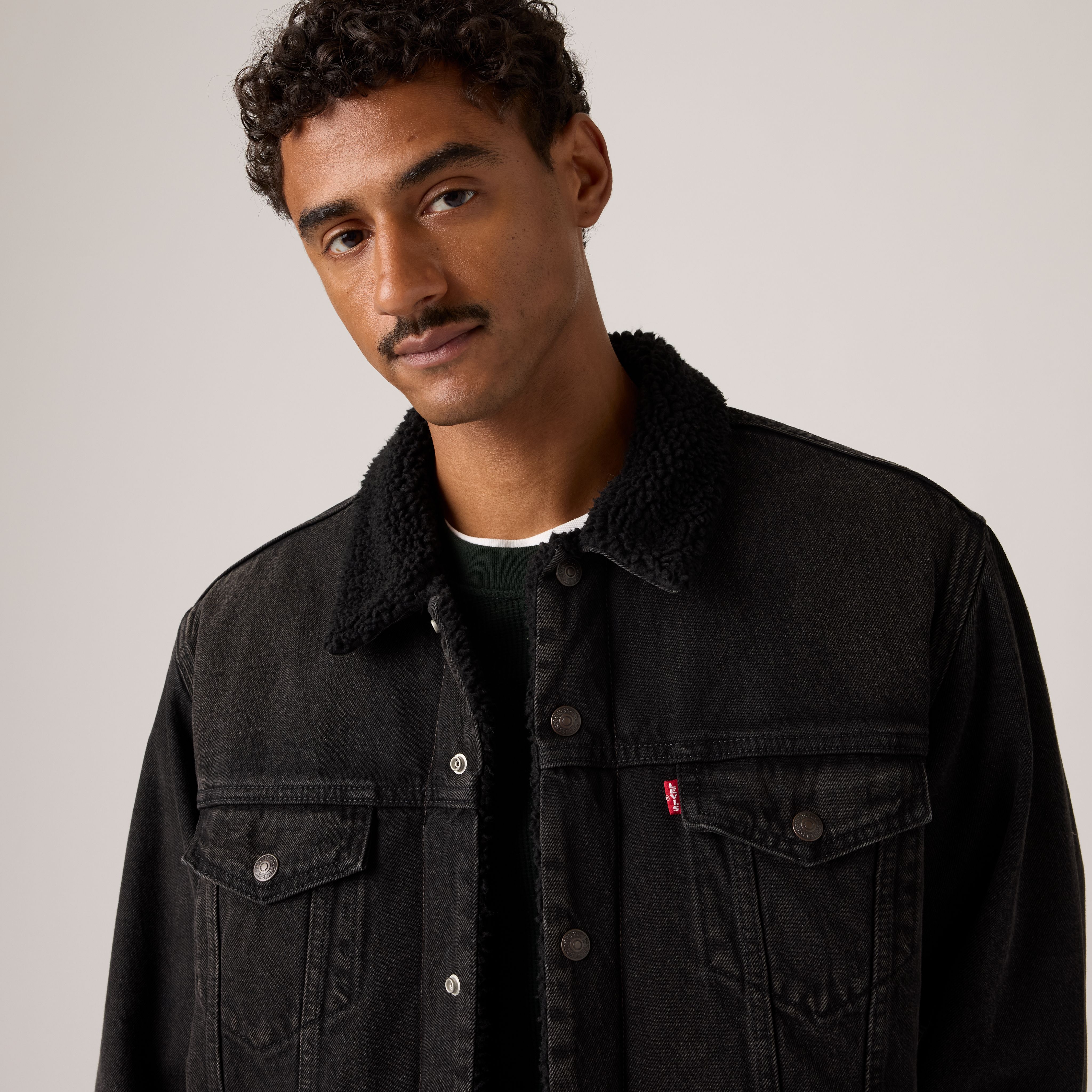 Relaxed Sherpa Trucker Jacket 2
