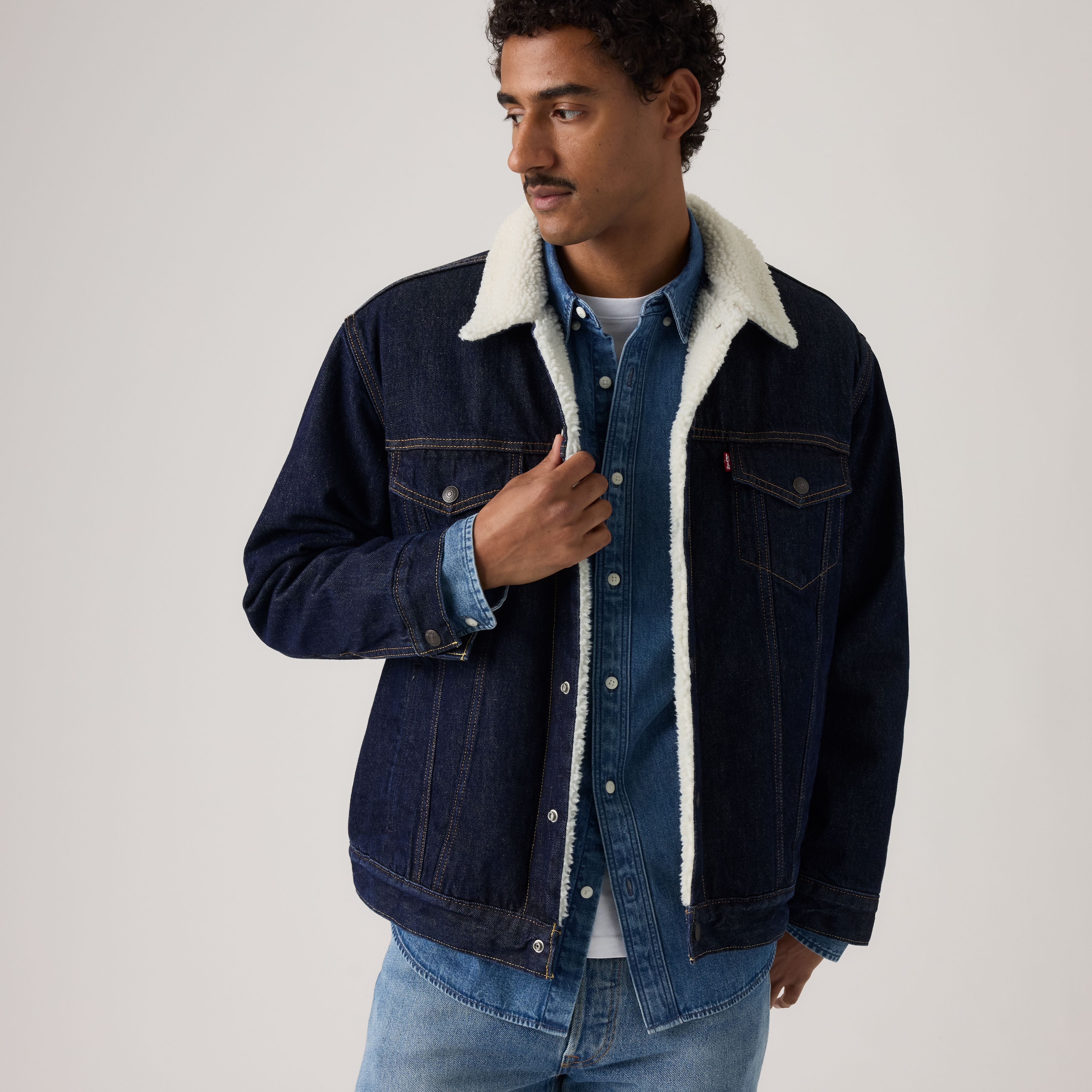 Relaxed Sherpa Trucker Jacket 1