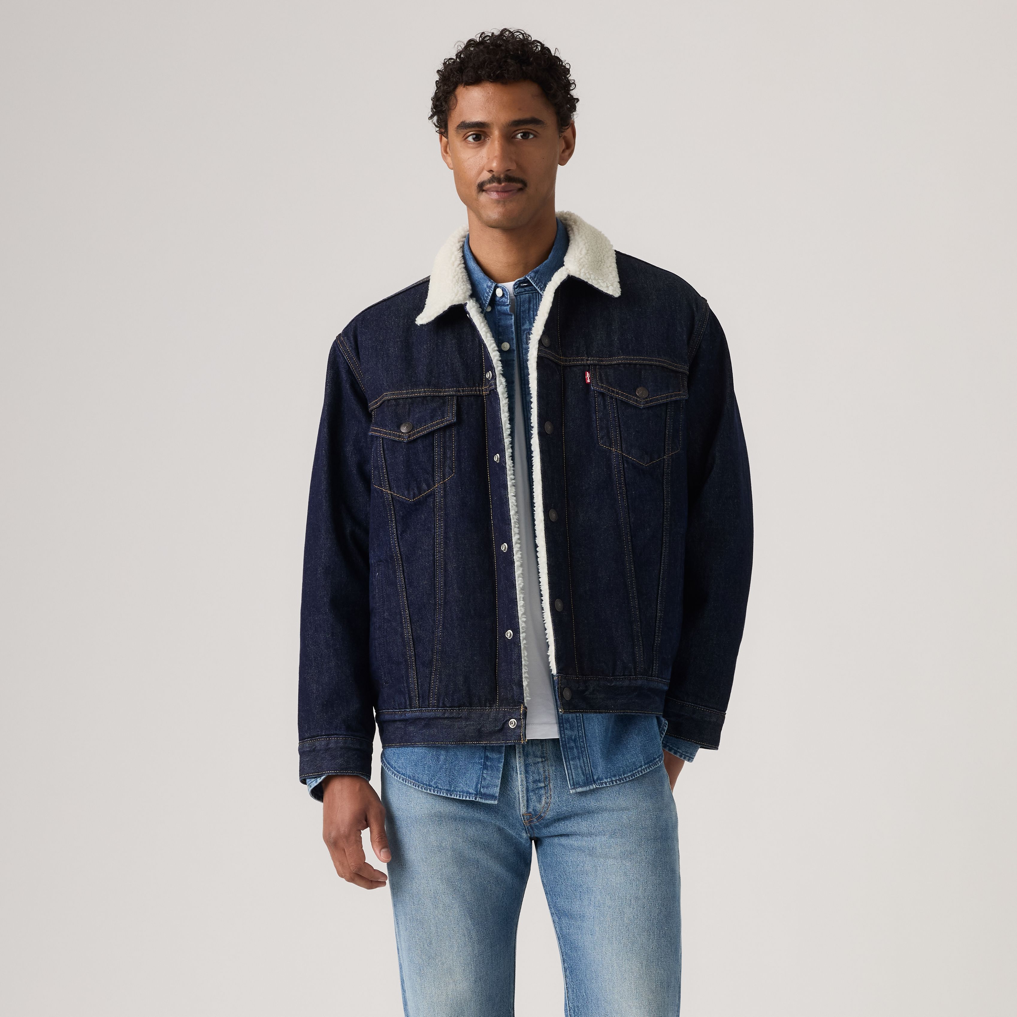Relaxed Sherpa Trucker Jacket 3
