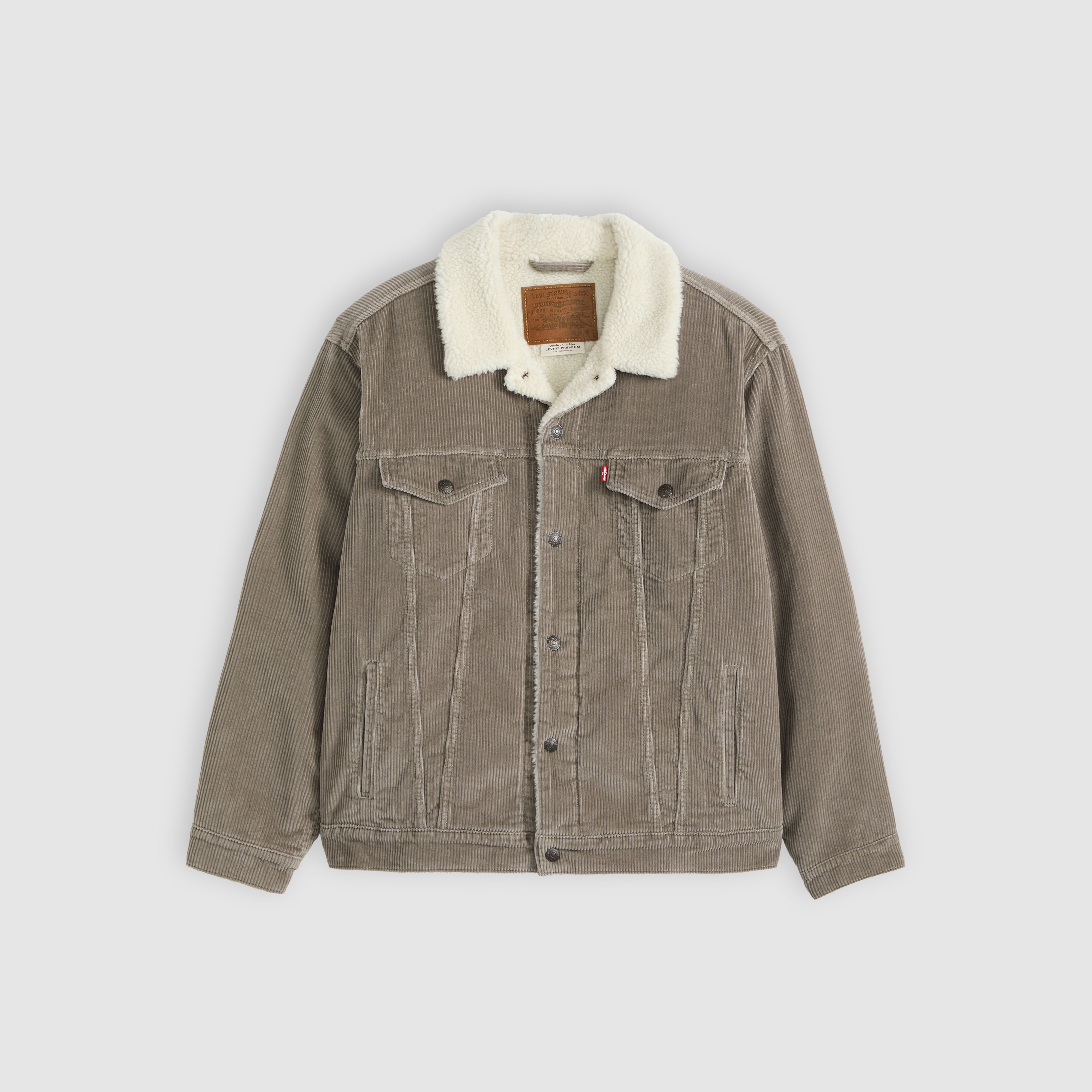Relaxed Sherpa Corduroy Trucker Jacket 5