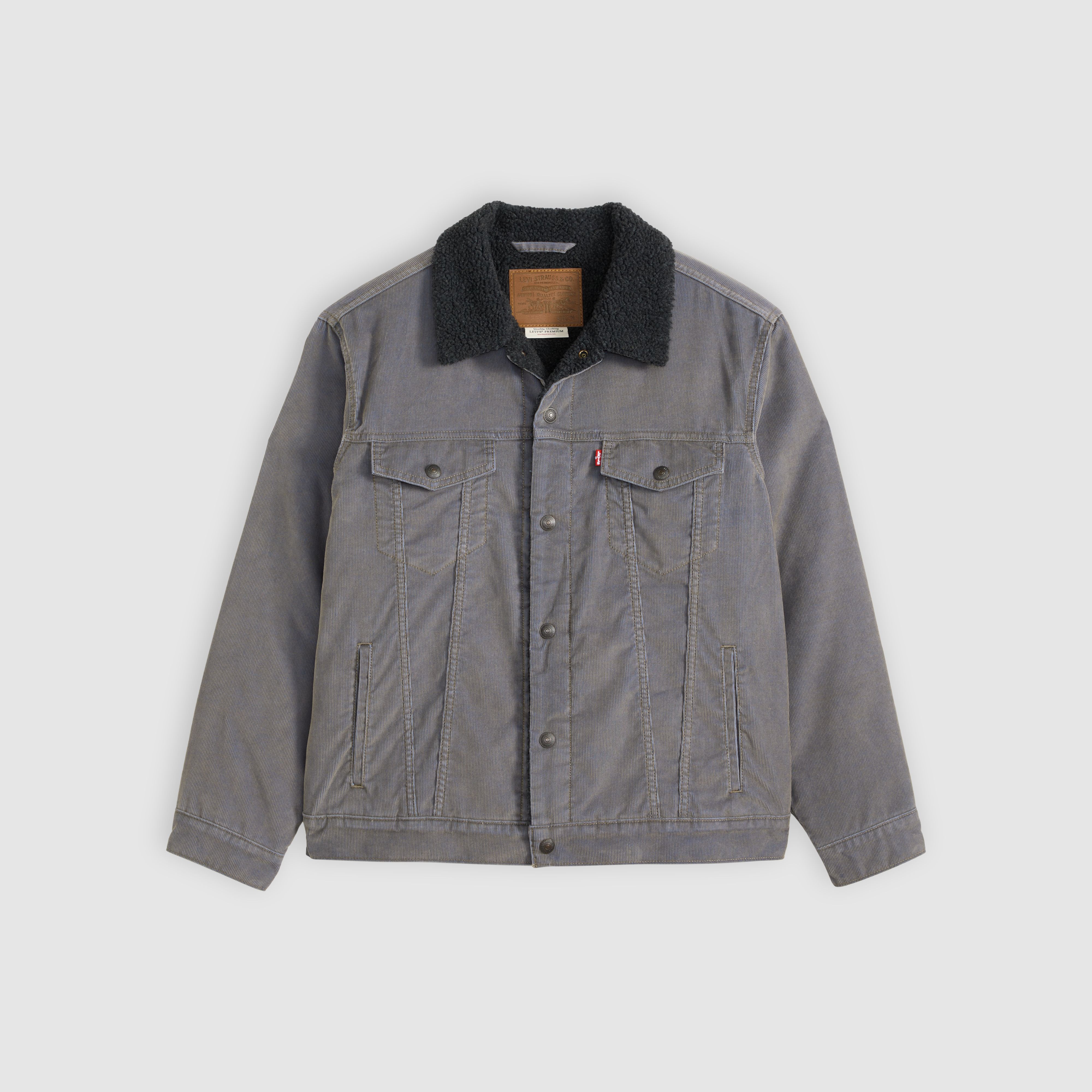 Relaxed Sherpa Corduroy Trucker Jacket 6