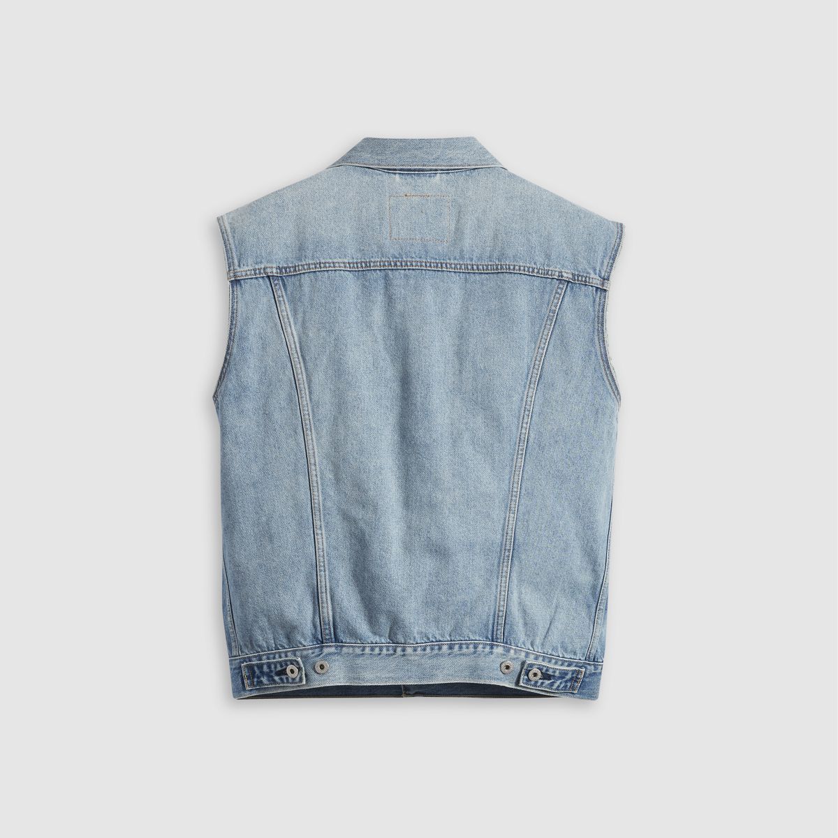Relaxed Trucker Vest — Kentucky Blue - Medium Wash