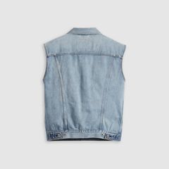 Relaxed Trucker Vest — Kentucky Blue - Medium Wash 6